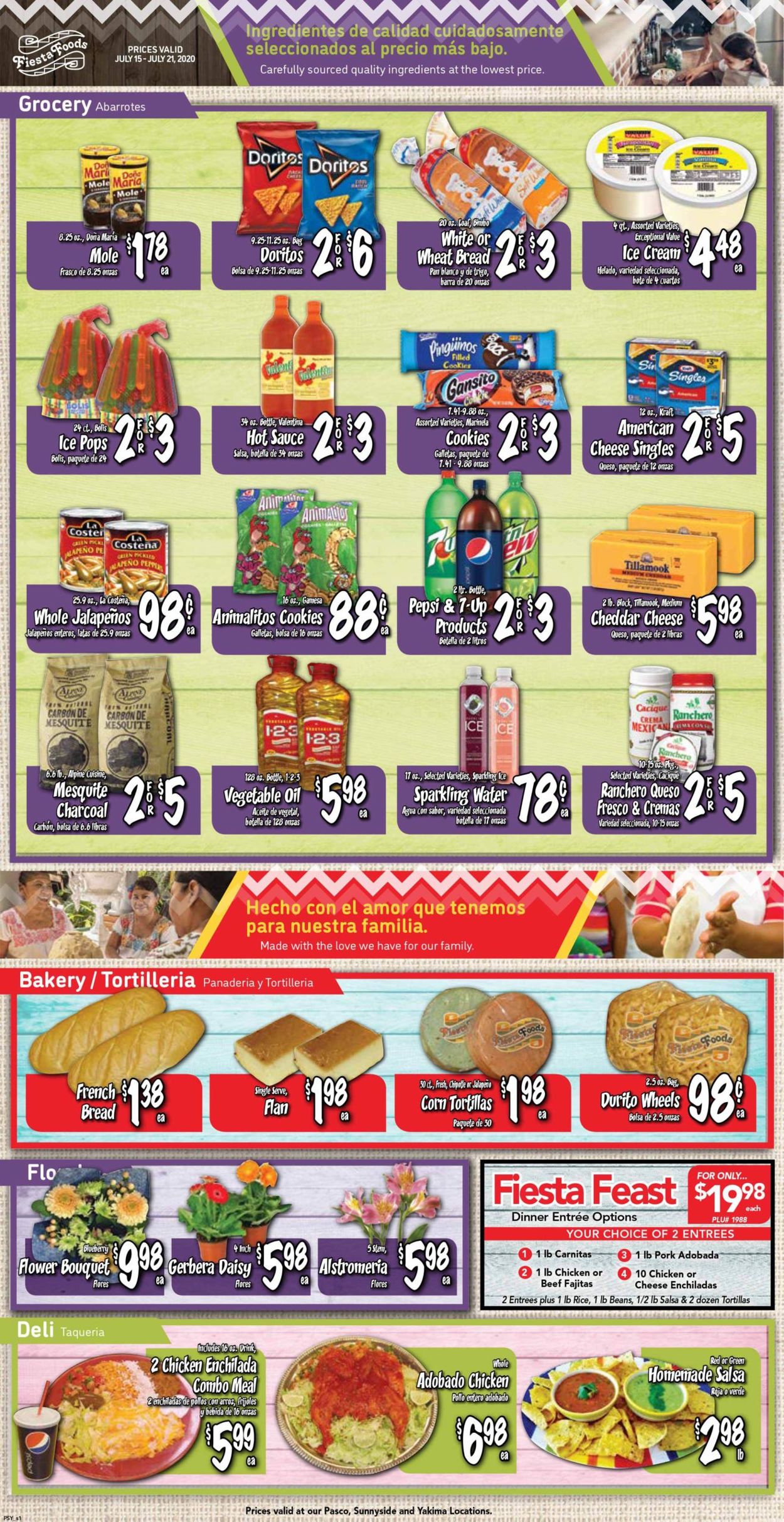 Catalogue Fiesta Foods SuperMarkets from 07/15/2020