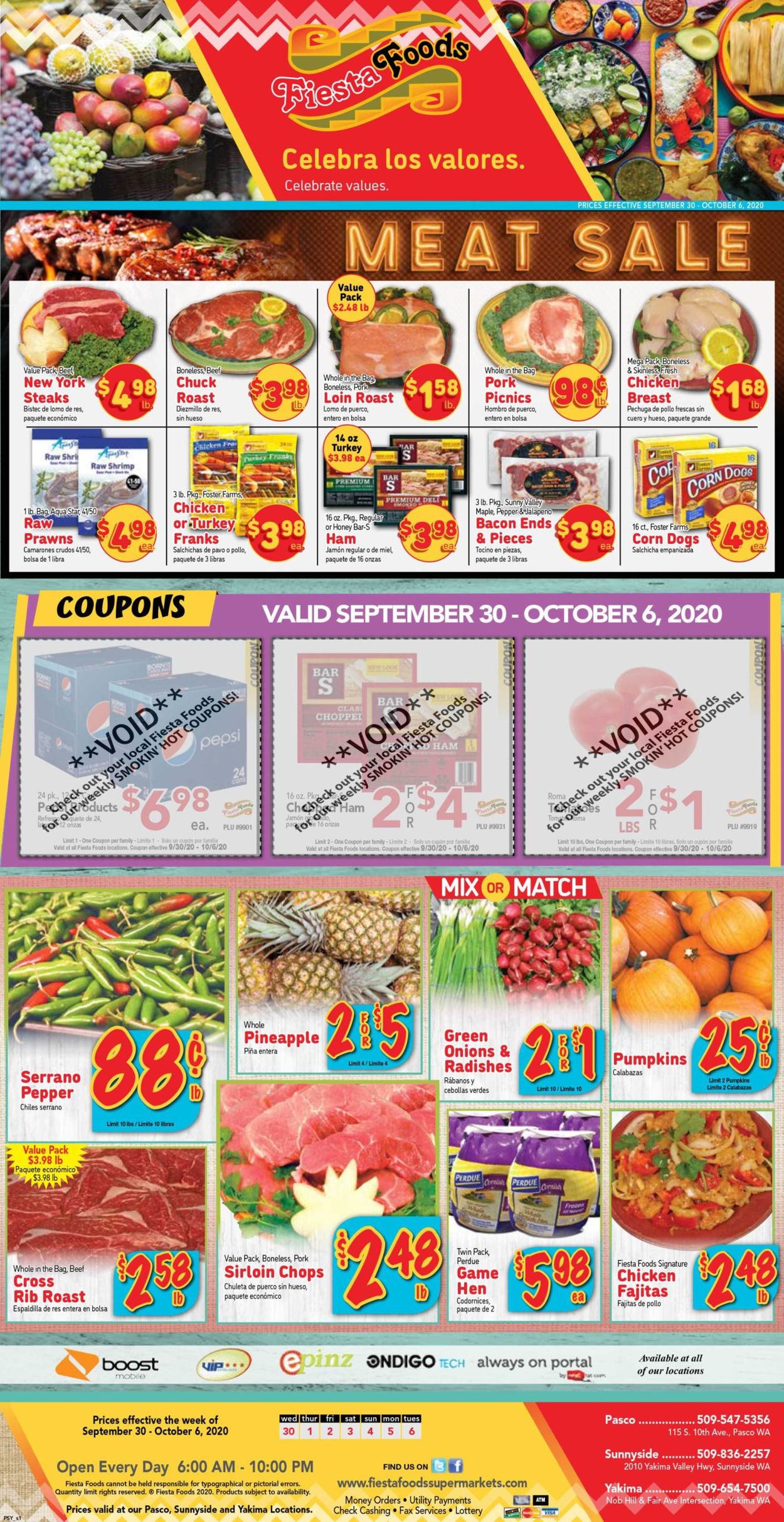 Catalogue Fiesta Foods SuperMarkets from 09/30/2020