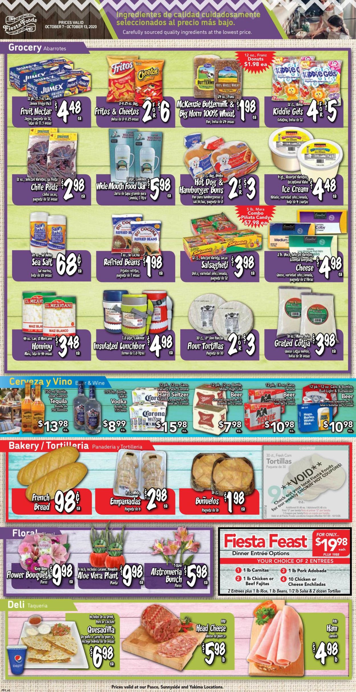 Catalogue Fiesta Foods SuperMarkets from 10/07/2020