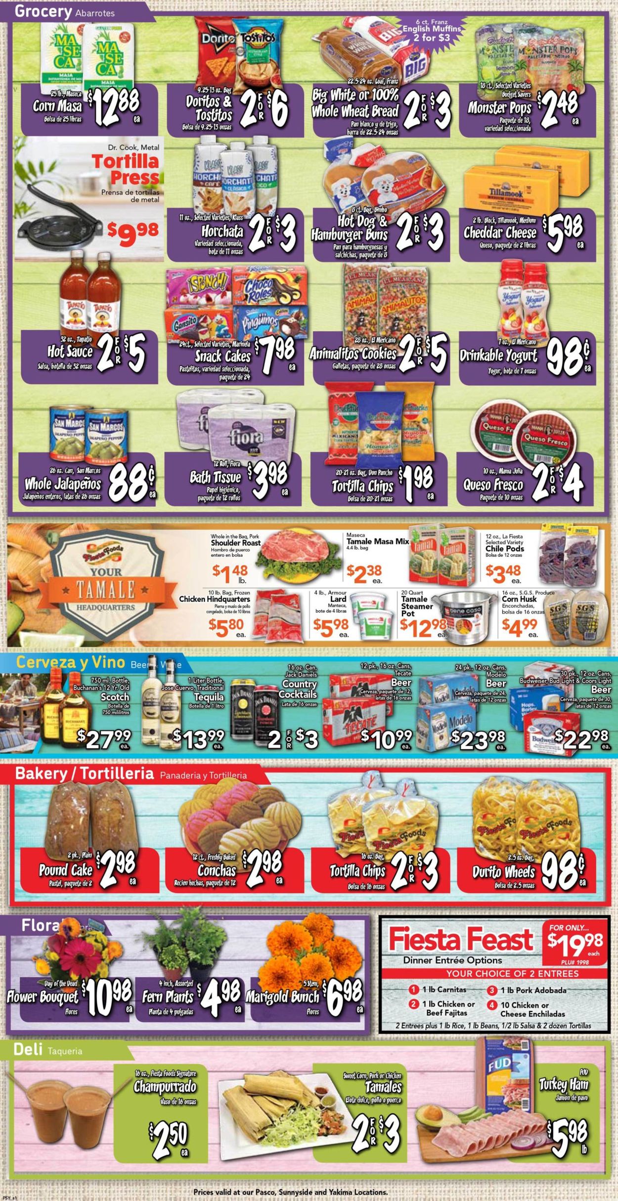 Catalogue Fiesta Foods SuperMarkets from 10/28/2020
