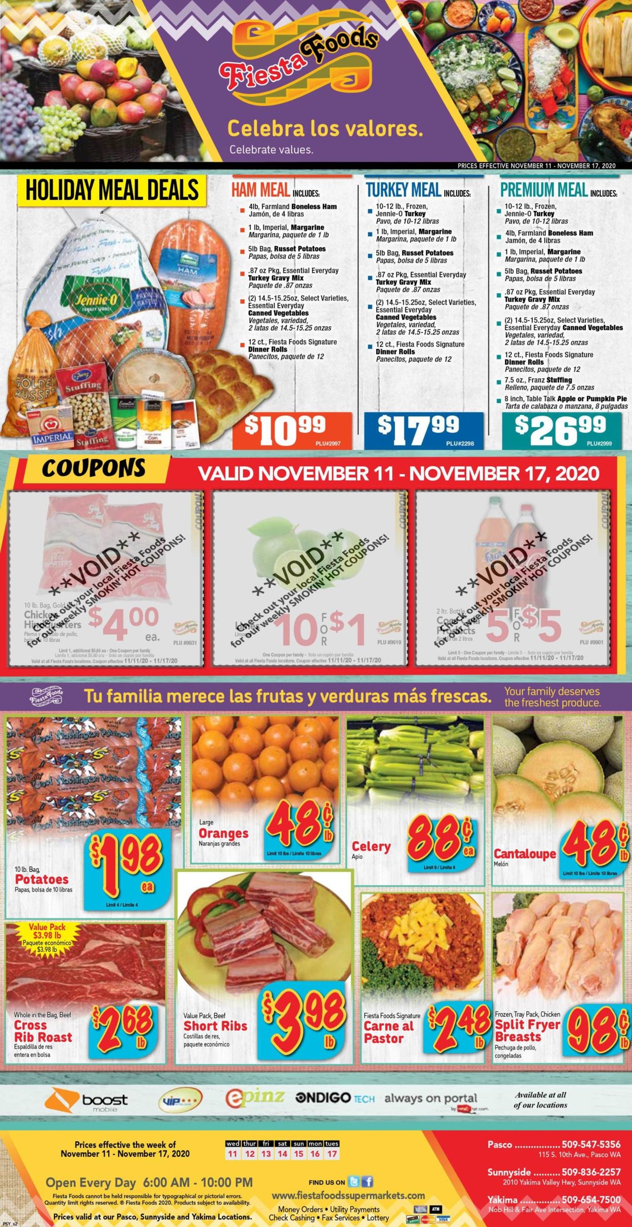 Catalogue Fiesta Foods SuperMarkets from 11/11/2020