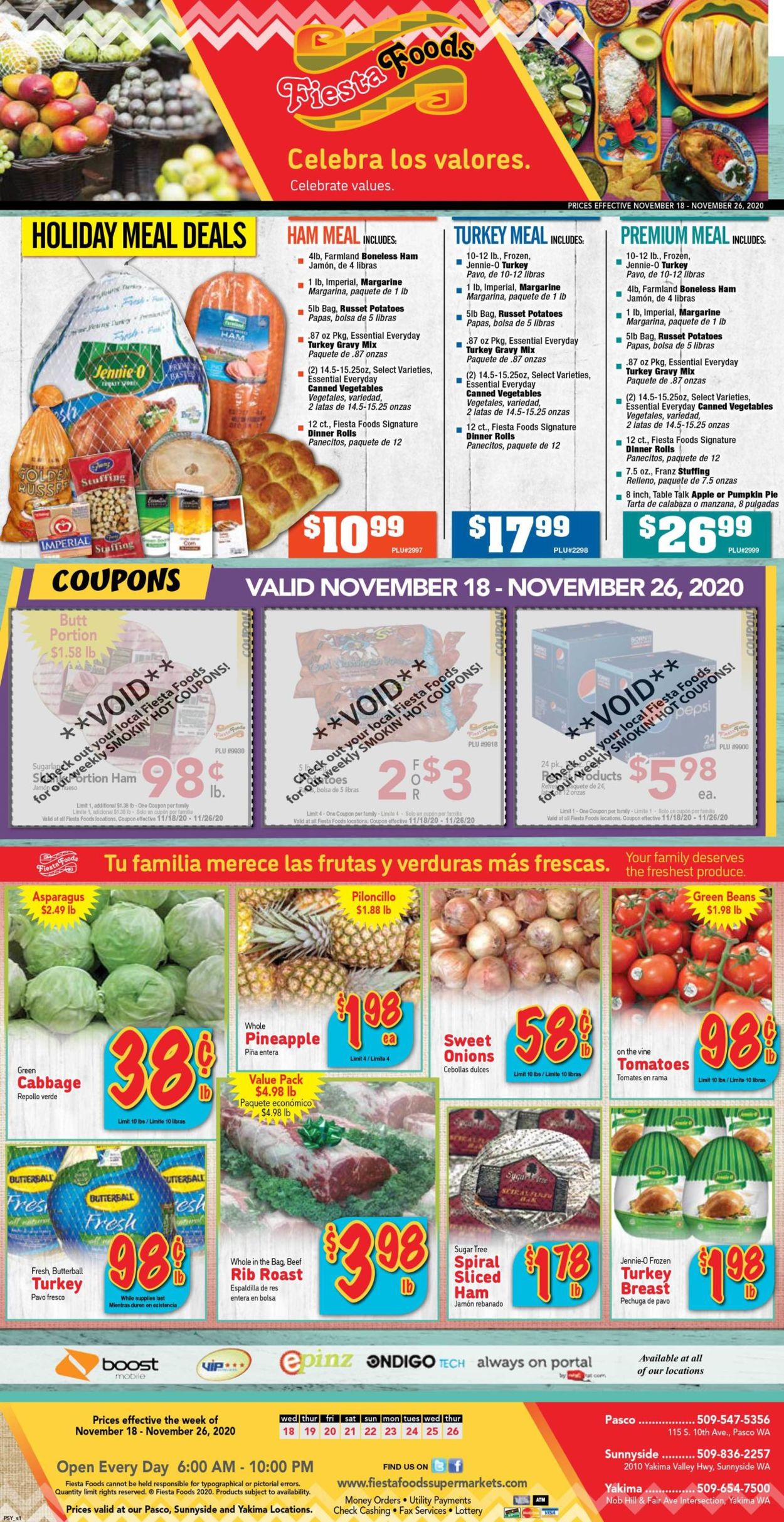 Catalogue Fiesta Foods SuperMarkets from 11/18/2020