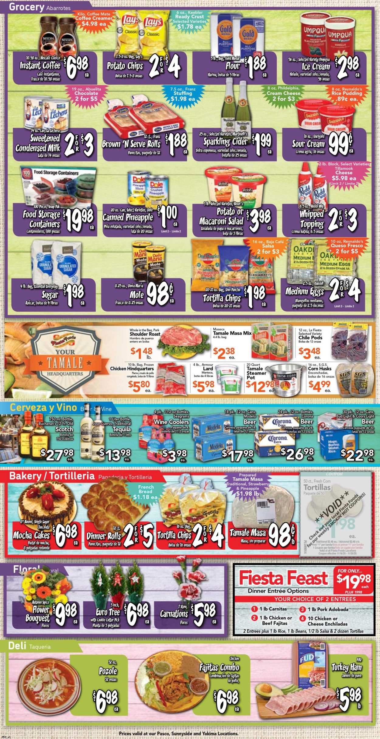 Catalogue Fiesta Foods SuperMarkets from 11/18/2020