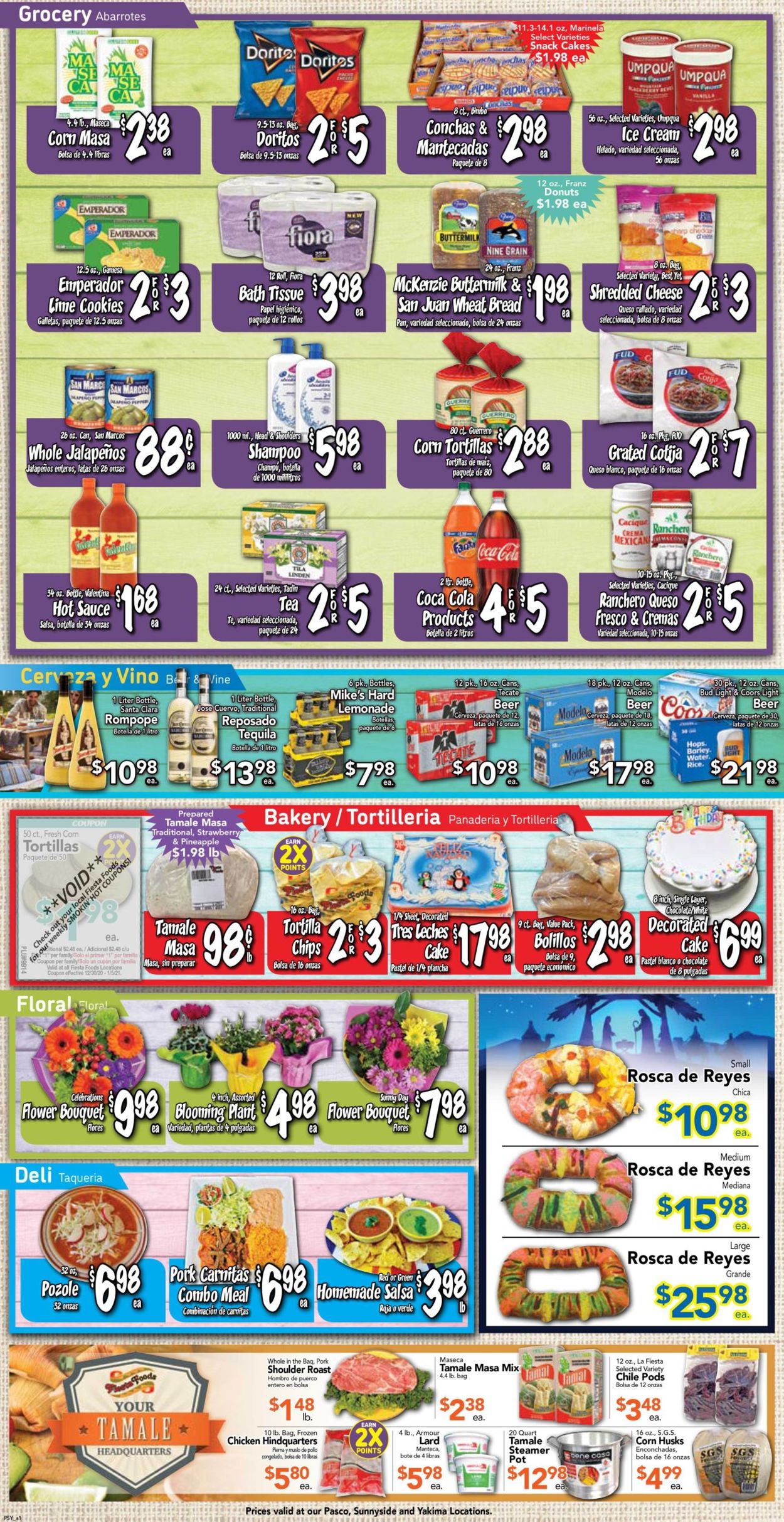 Catalogue Fiesta Foods SuperMarkets from 12/30/2020