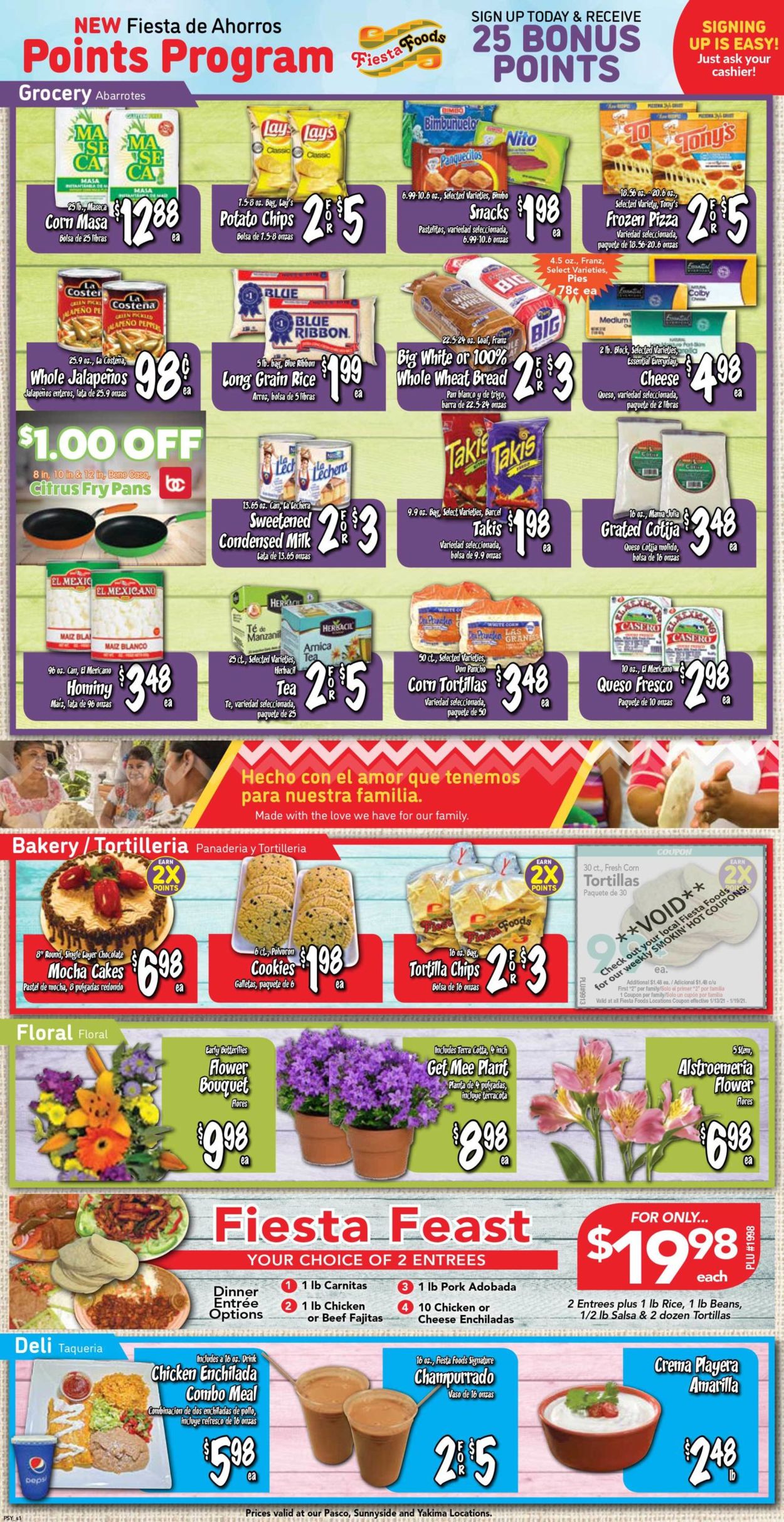 Catalogue Fiesta Foods SuperMarkets from 01/13/2021