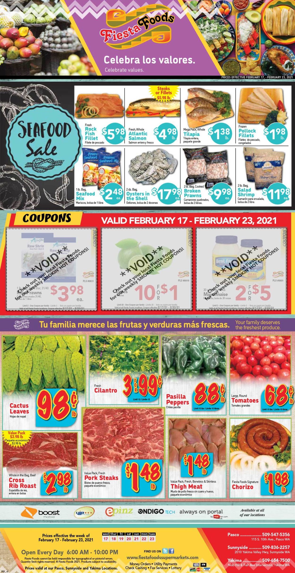 Catalogue Fiesta Foods SuperMarkets from 02/17/2021