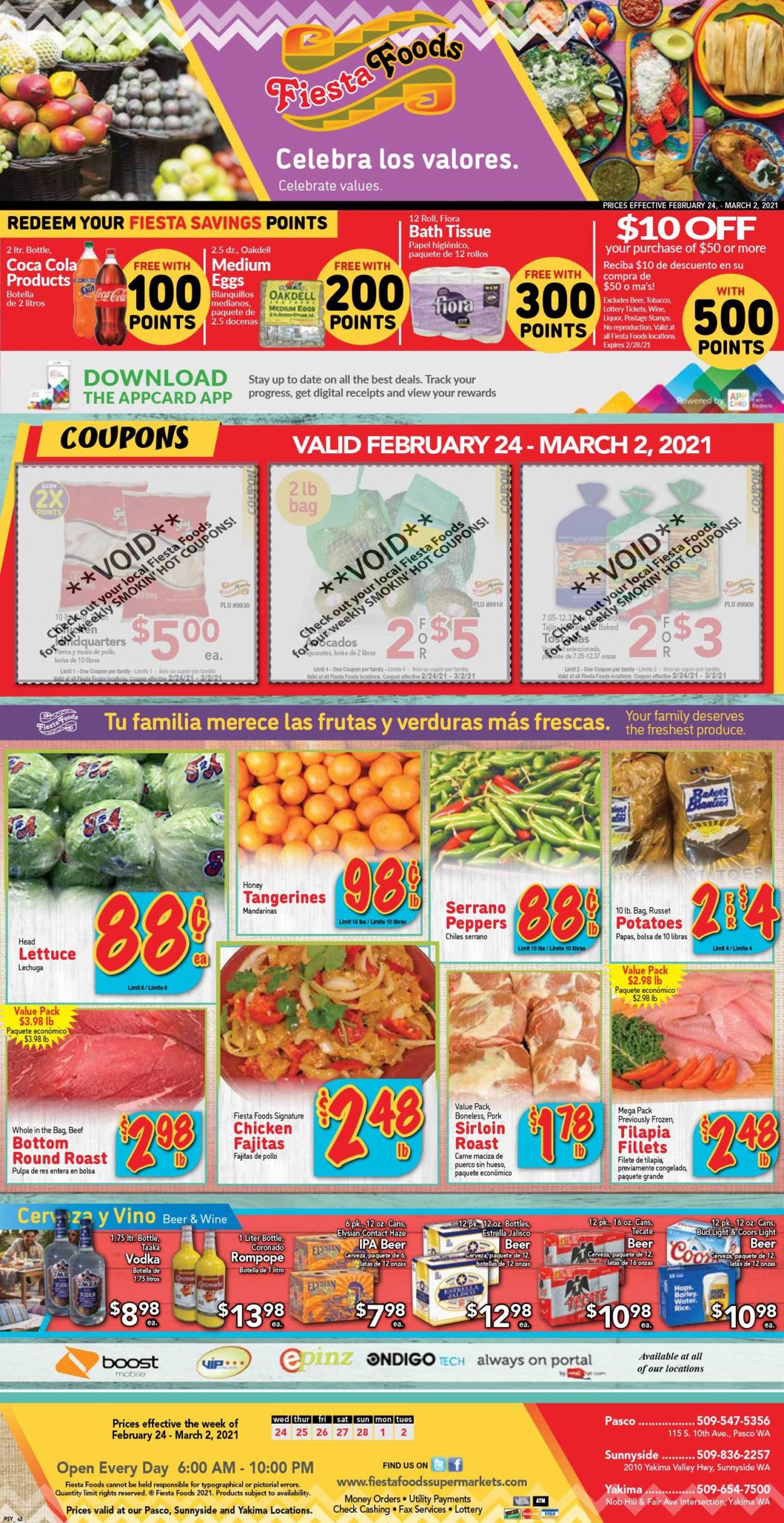 Catalogue Fiesta Foods SuperMarkets from 02/24/2021