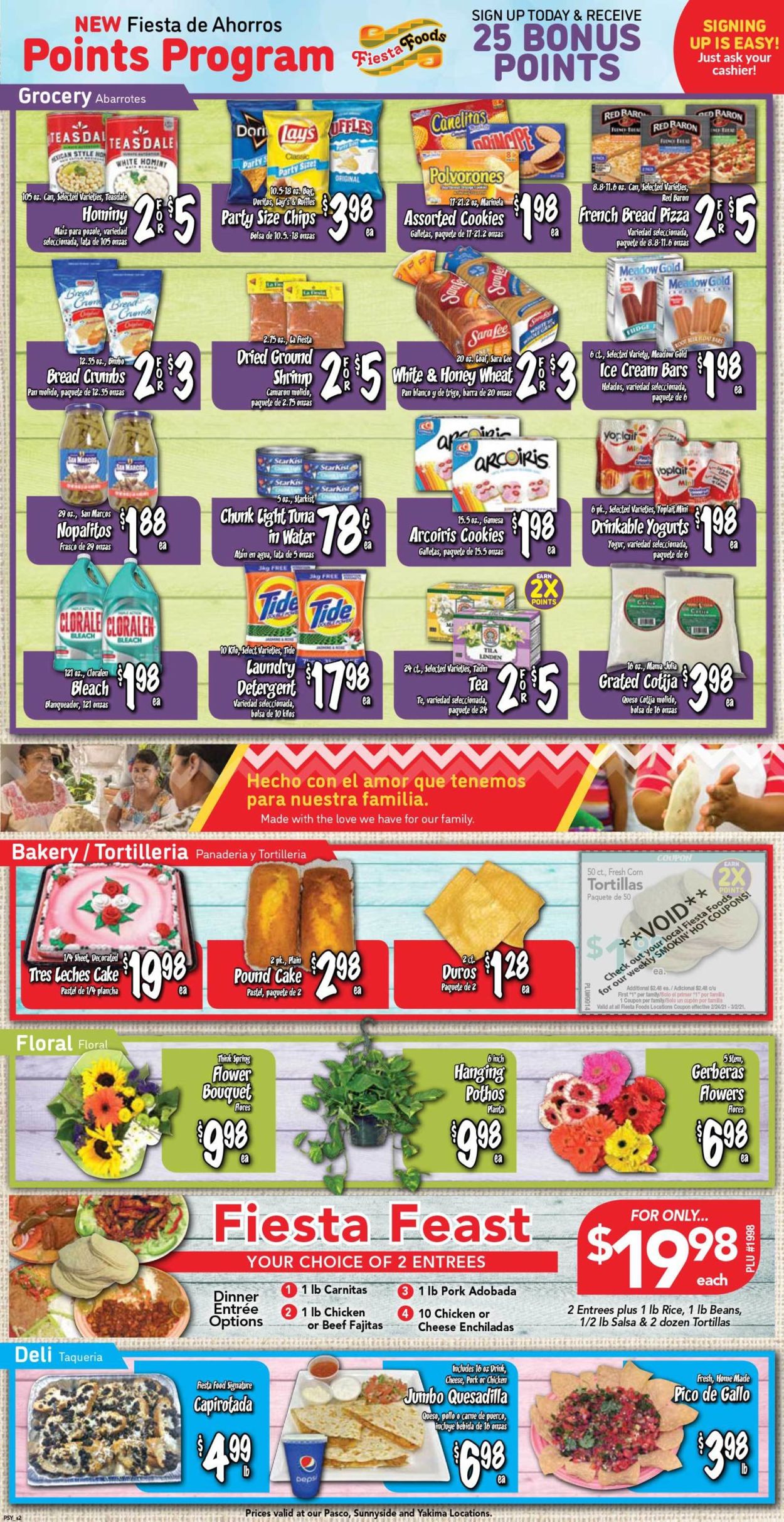 Catalogue Fiesta Foods SuperMarkets from 02/24/2021