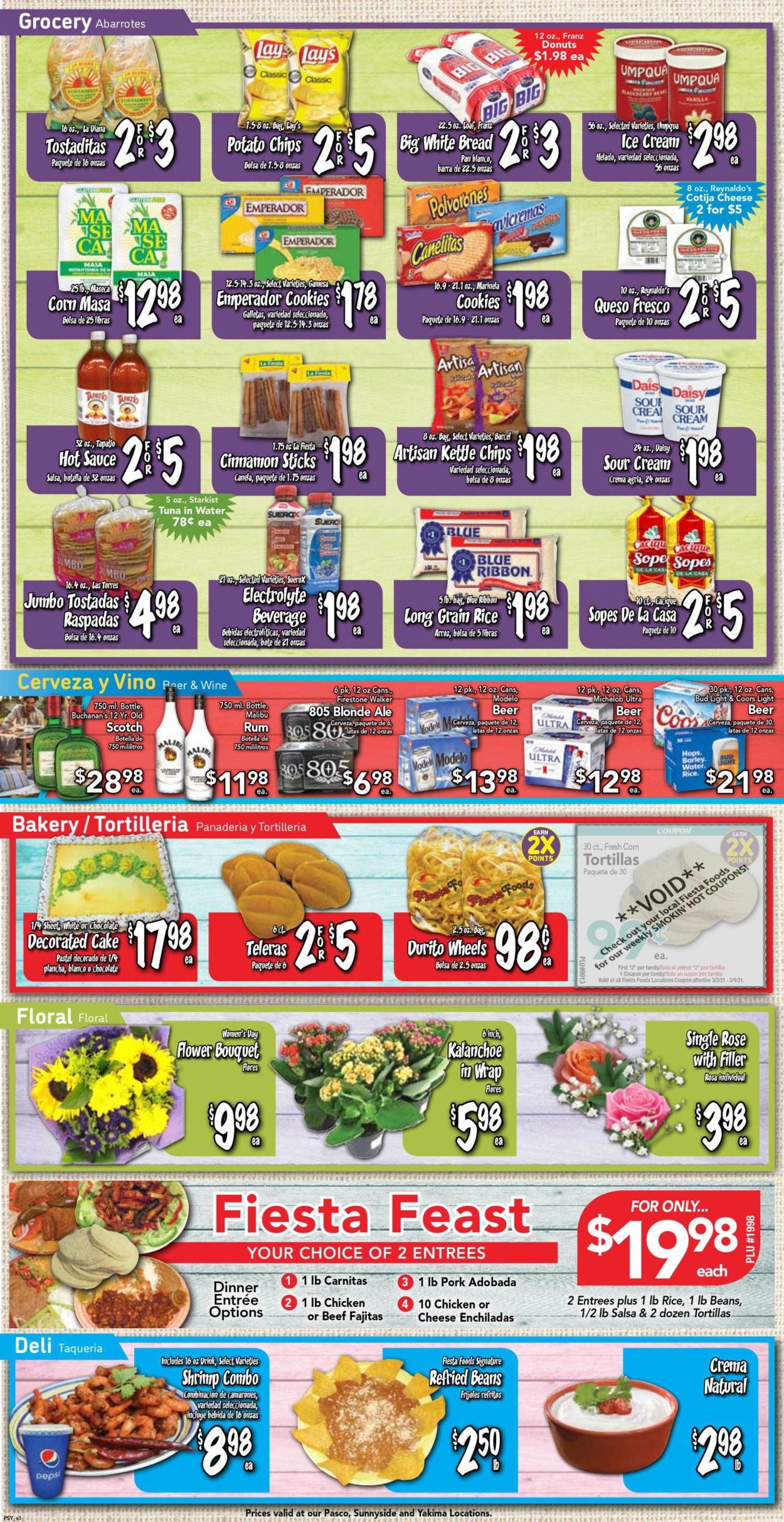 Catalogue Fiesta Foods SuperMarkets from 03/03/2021