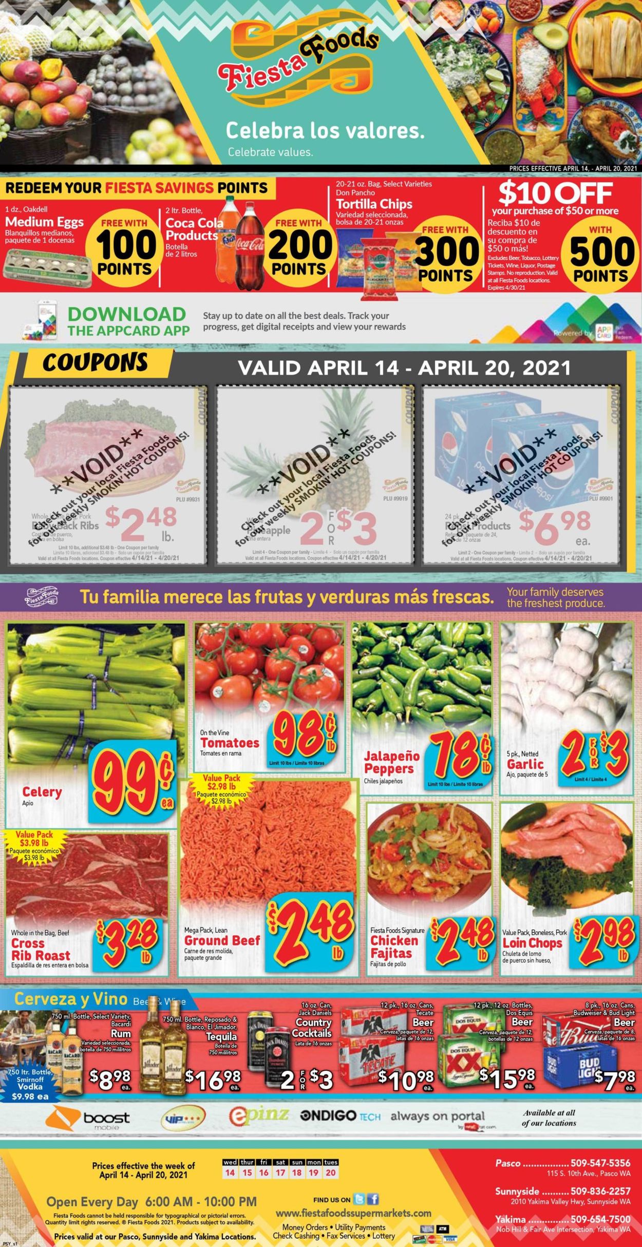 Catalogue Fiesta Foods SuperMarkets from 04/14/2021