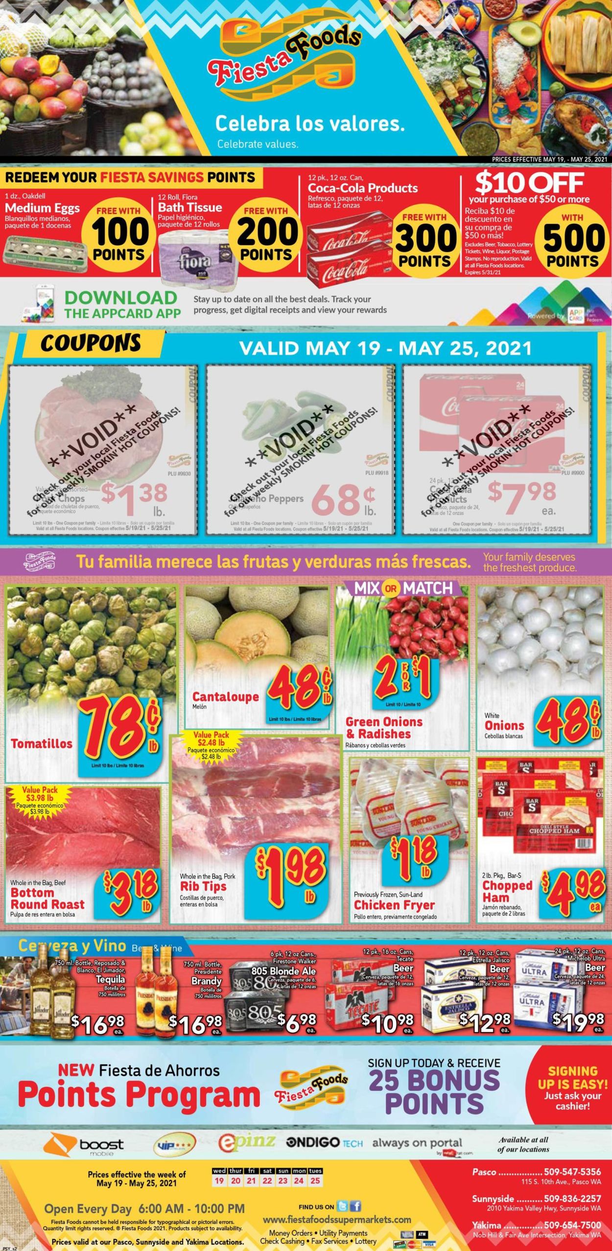 Catalogue Fiesta Foods SuperMarkets from 05/19/2021
