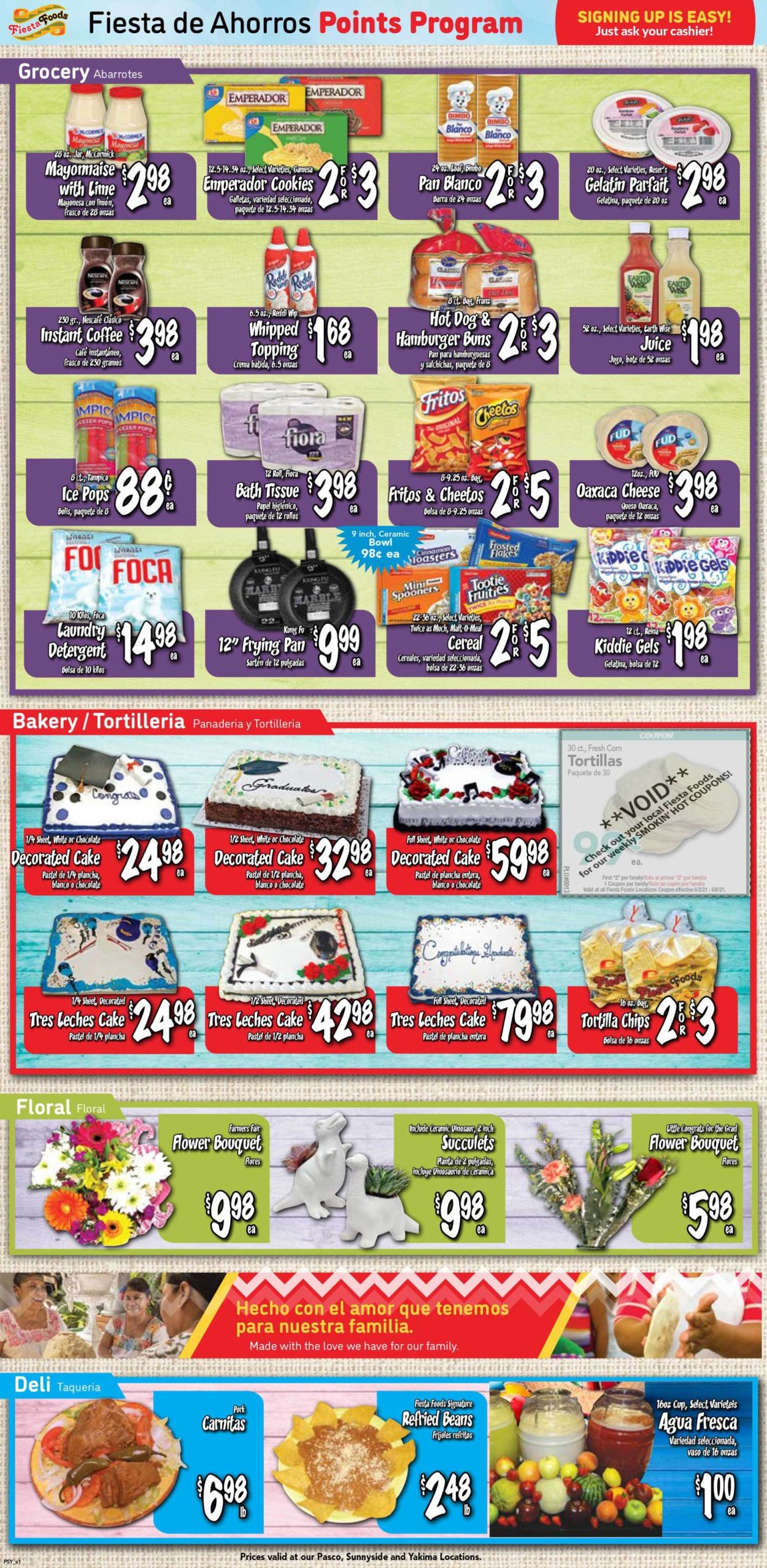 Catalogue Fiesta Foods SuperMarkets from 06/02/2021