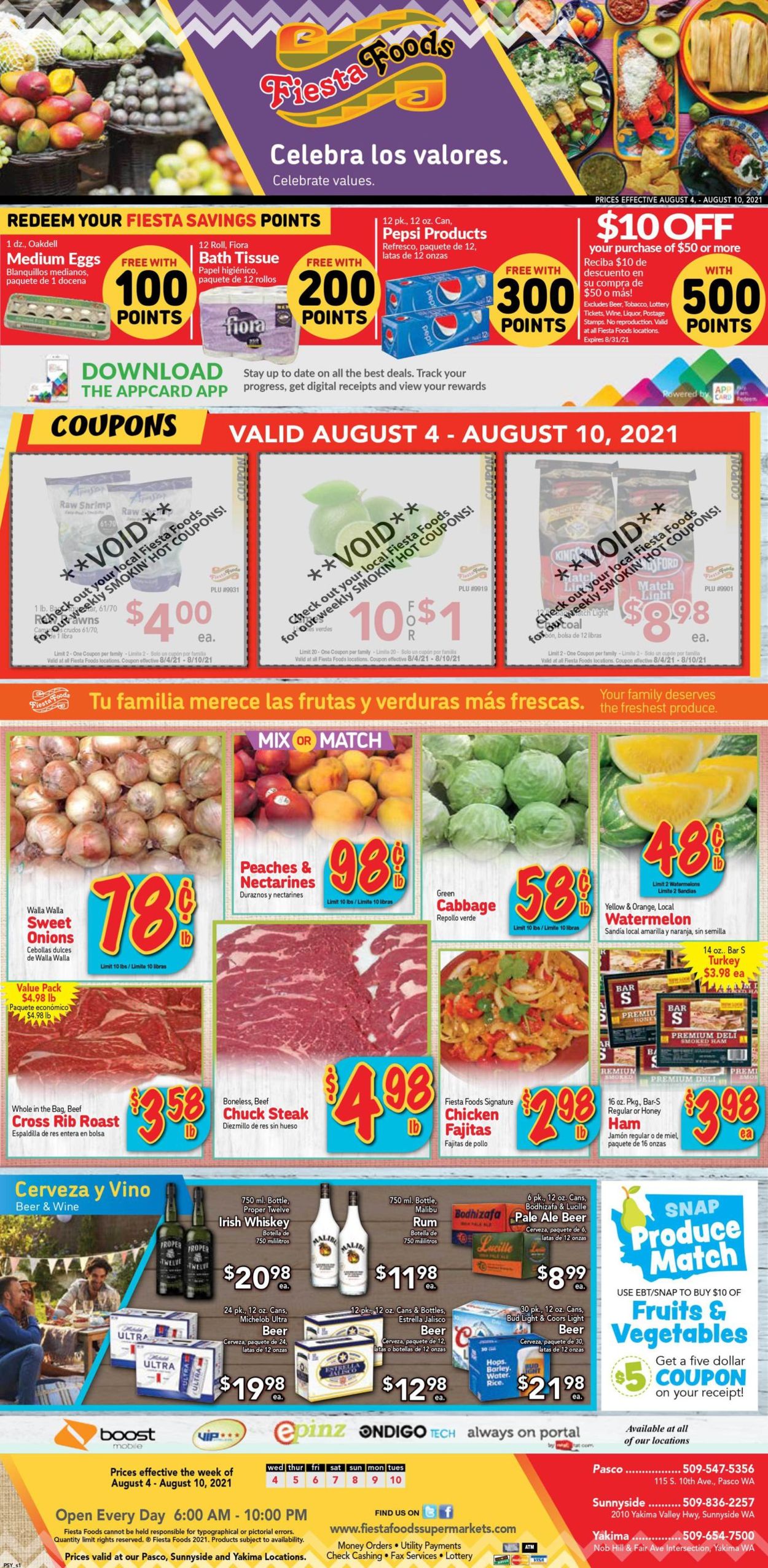 Catalogue Fiesta Foods SuperMarkets from 08/04/2021