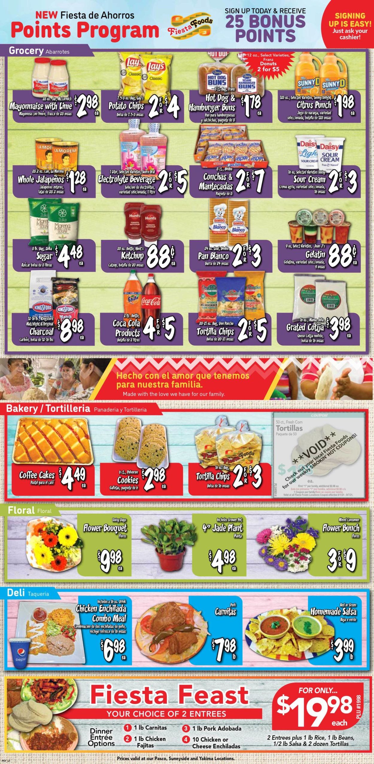 Catalogue Fiesta Foods SuperMarkets from 09/01/2021