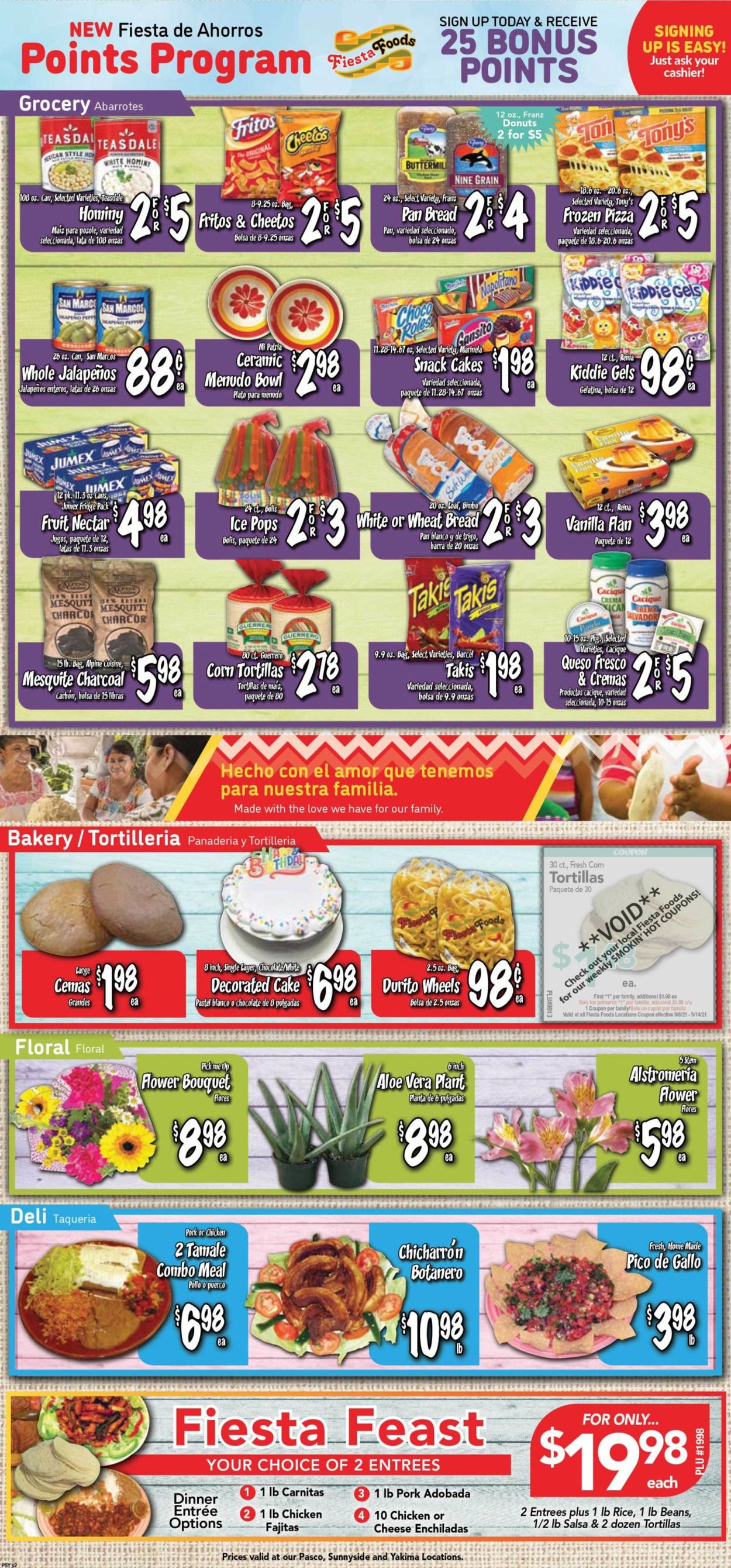 Catalogue Fiesta Foods SuperMarkets from 09/08/2021
