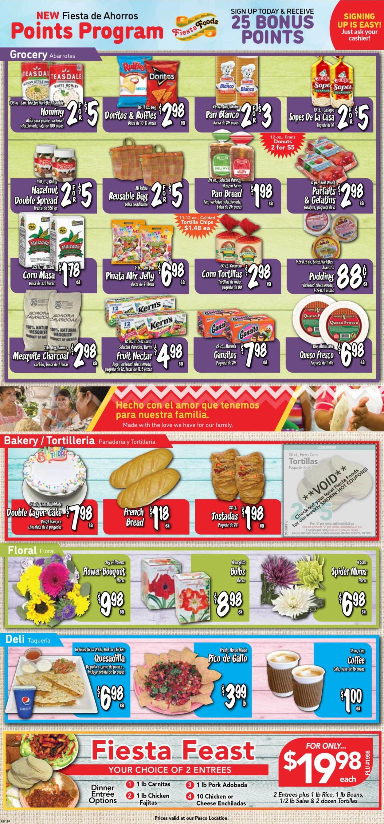 Catalogue Fiesta Foods SuperMarkets from 10/13/2021