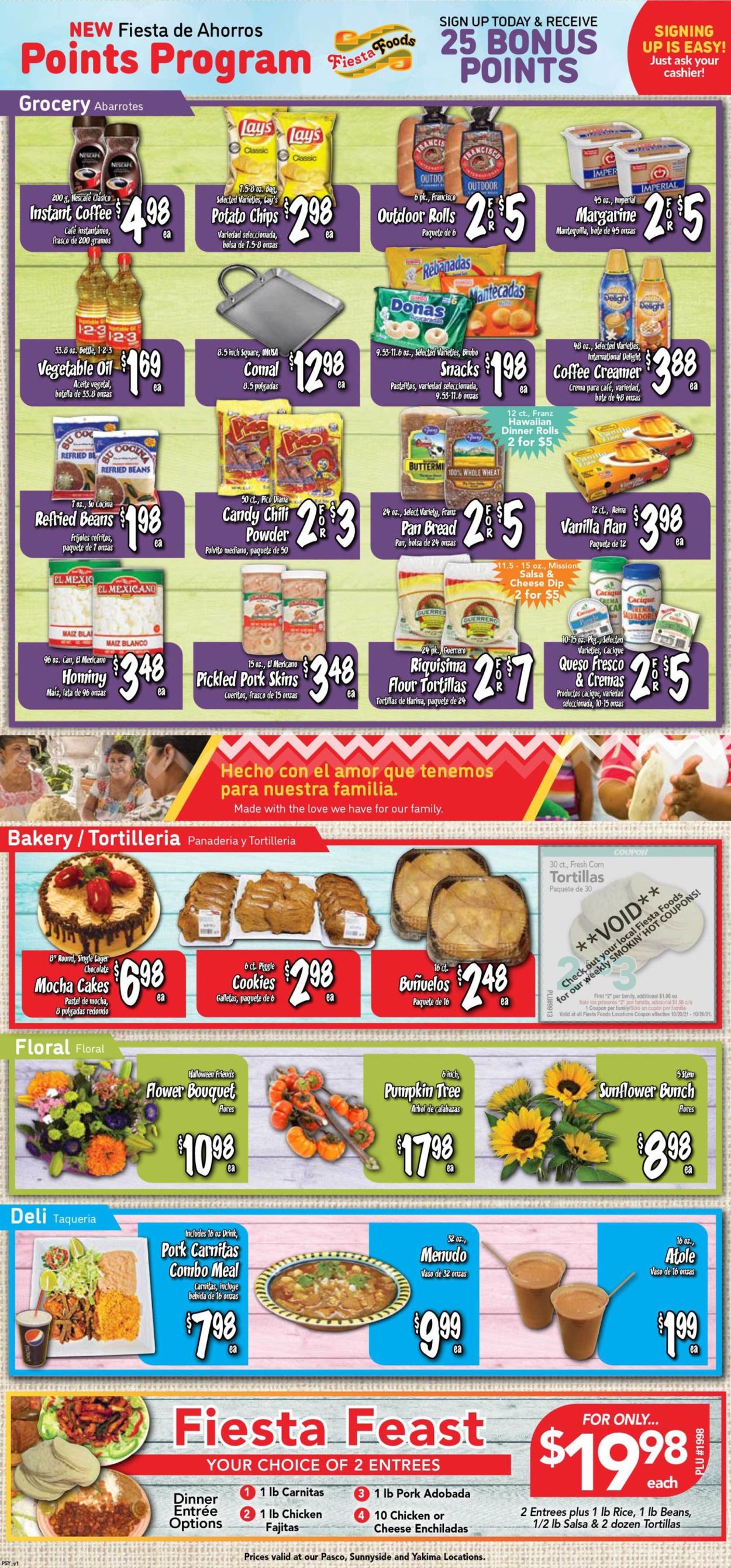 Catalogue Fiesta Foods SuperMarkets from 10/20/2021