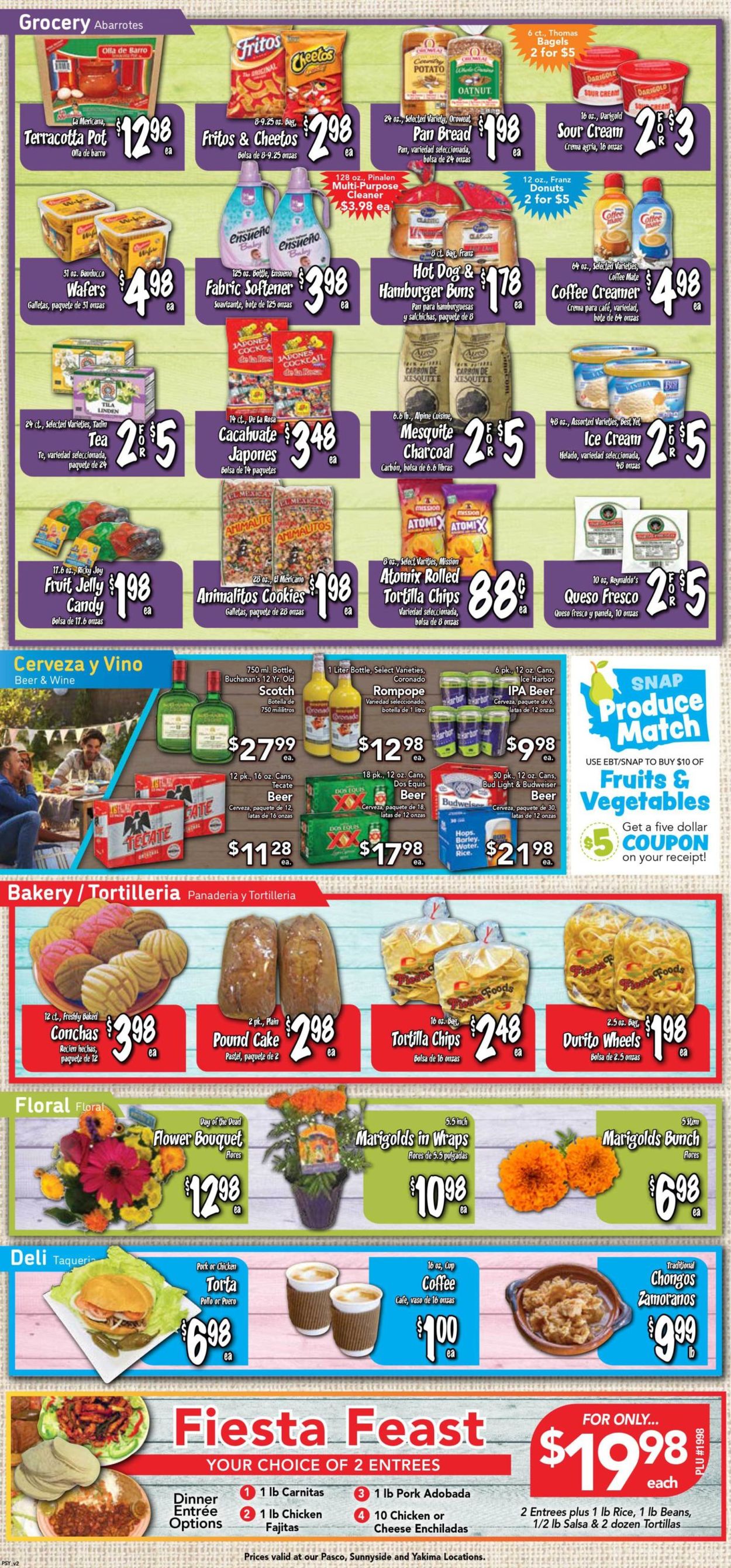 Catalogue Fiesta Foods SuperMarkets from 10/27/2021