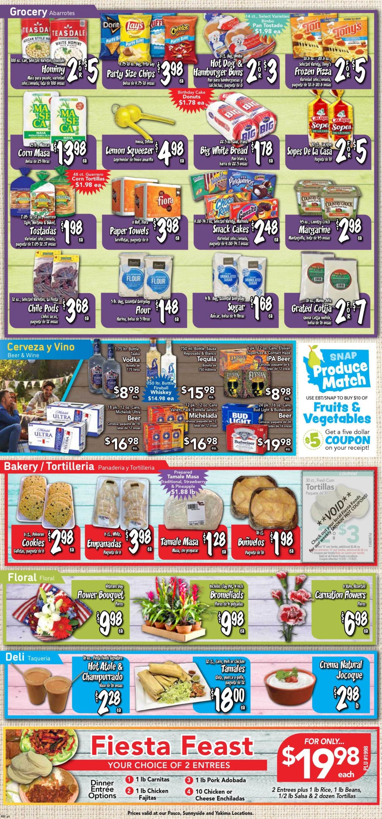 Catalogue Fiesta Foods SuperMarkets from 11/03/2021