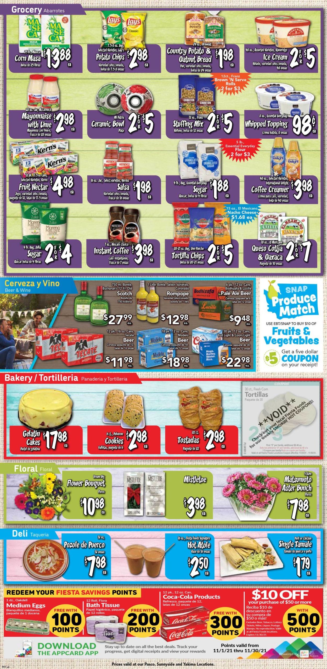 Catalogue Fiesta Foods SuperMarkets from 11/24/2021