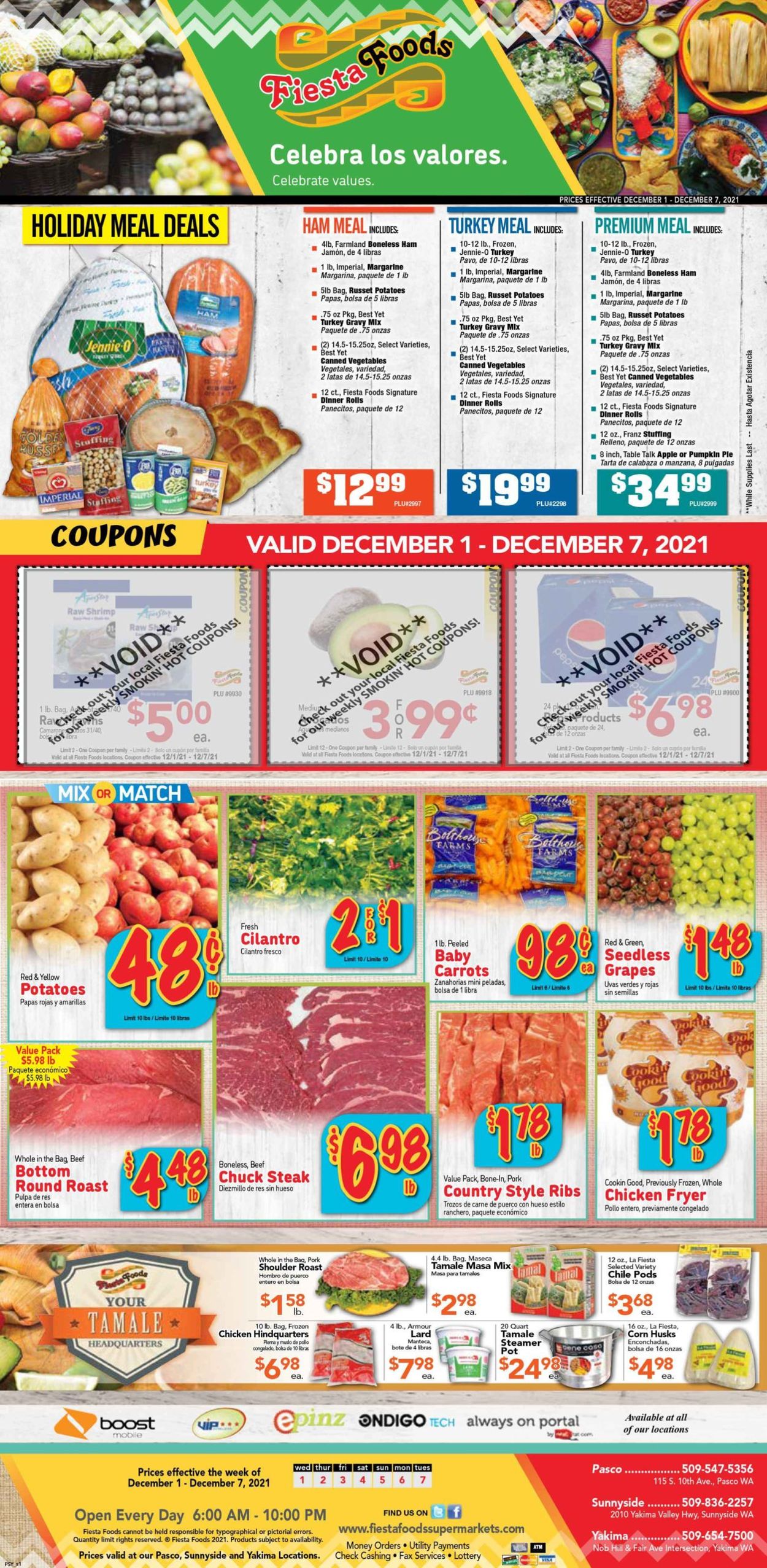 Catalogue Fiesta Foods SuperMarkets from 12/01/2021