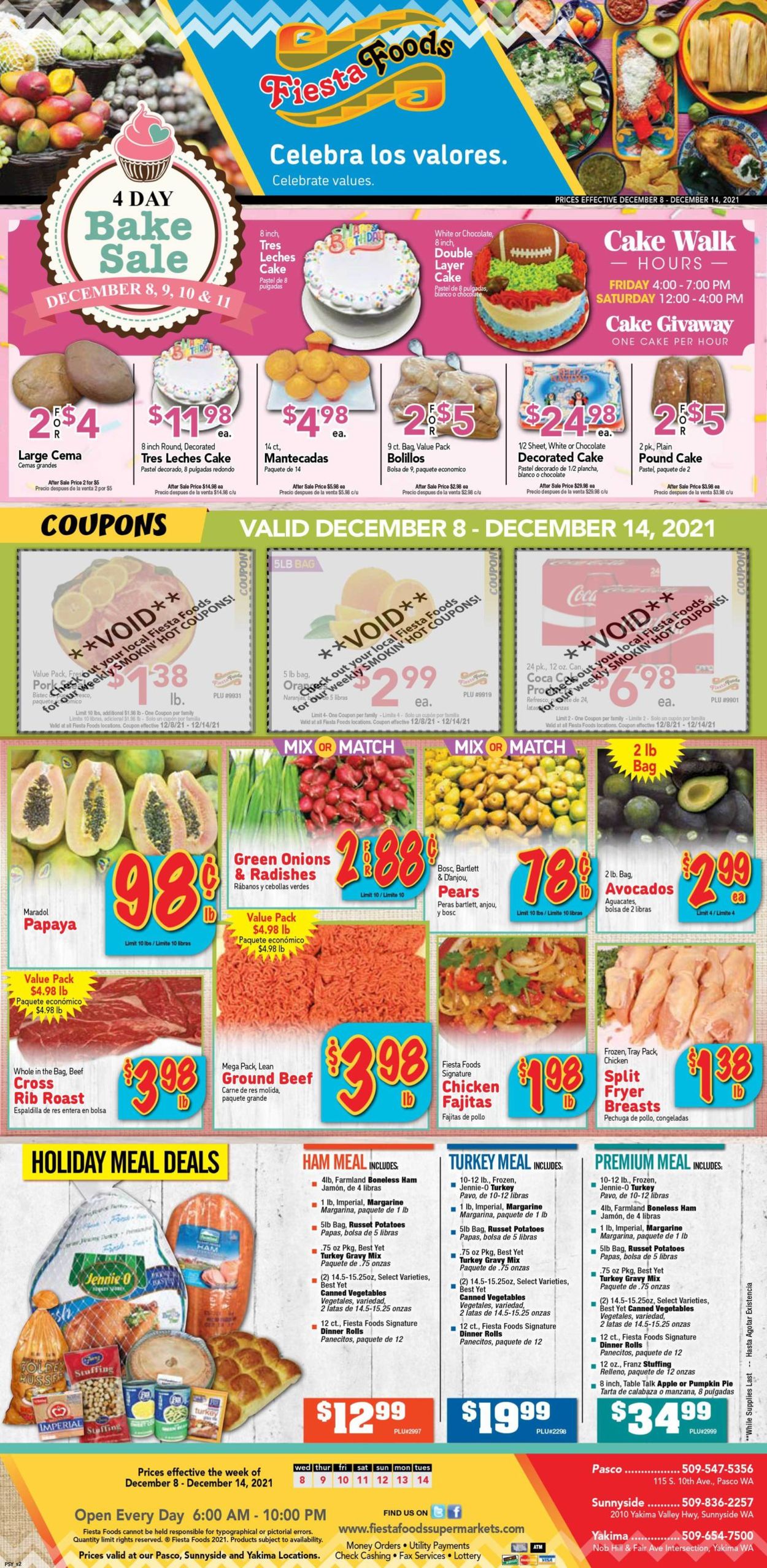 Catalogue Fiesta Foods SuperMarkets from 12/08/2021