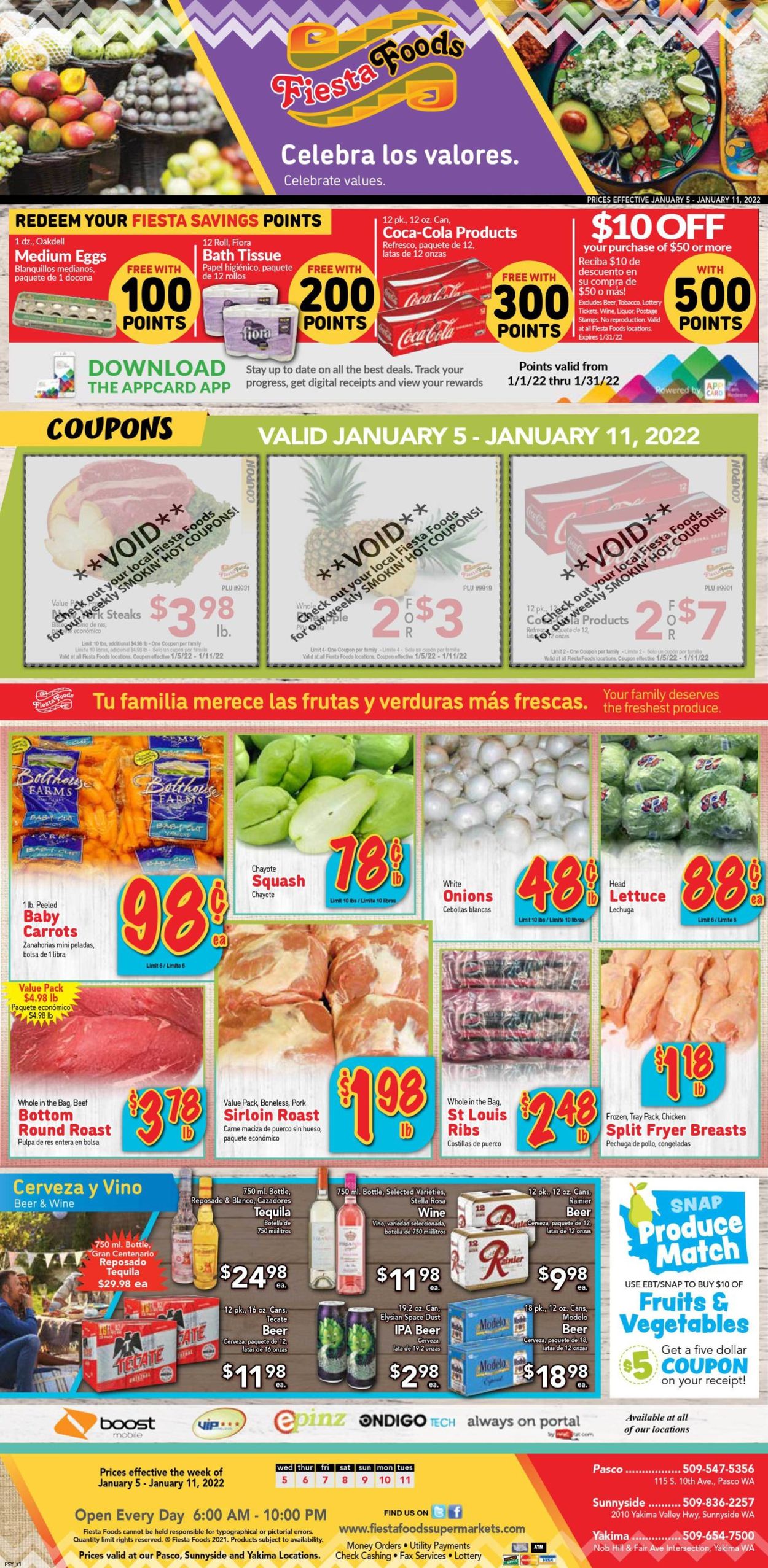 Catalogue Fiesta Foods SuperMarkets from 01/05/2022