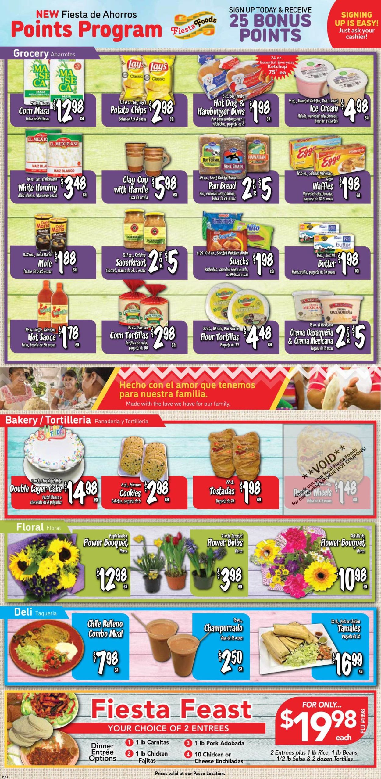 Catalogue Fiesta Foods SuperMarkets from 01/19/2022
