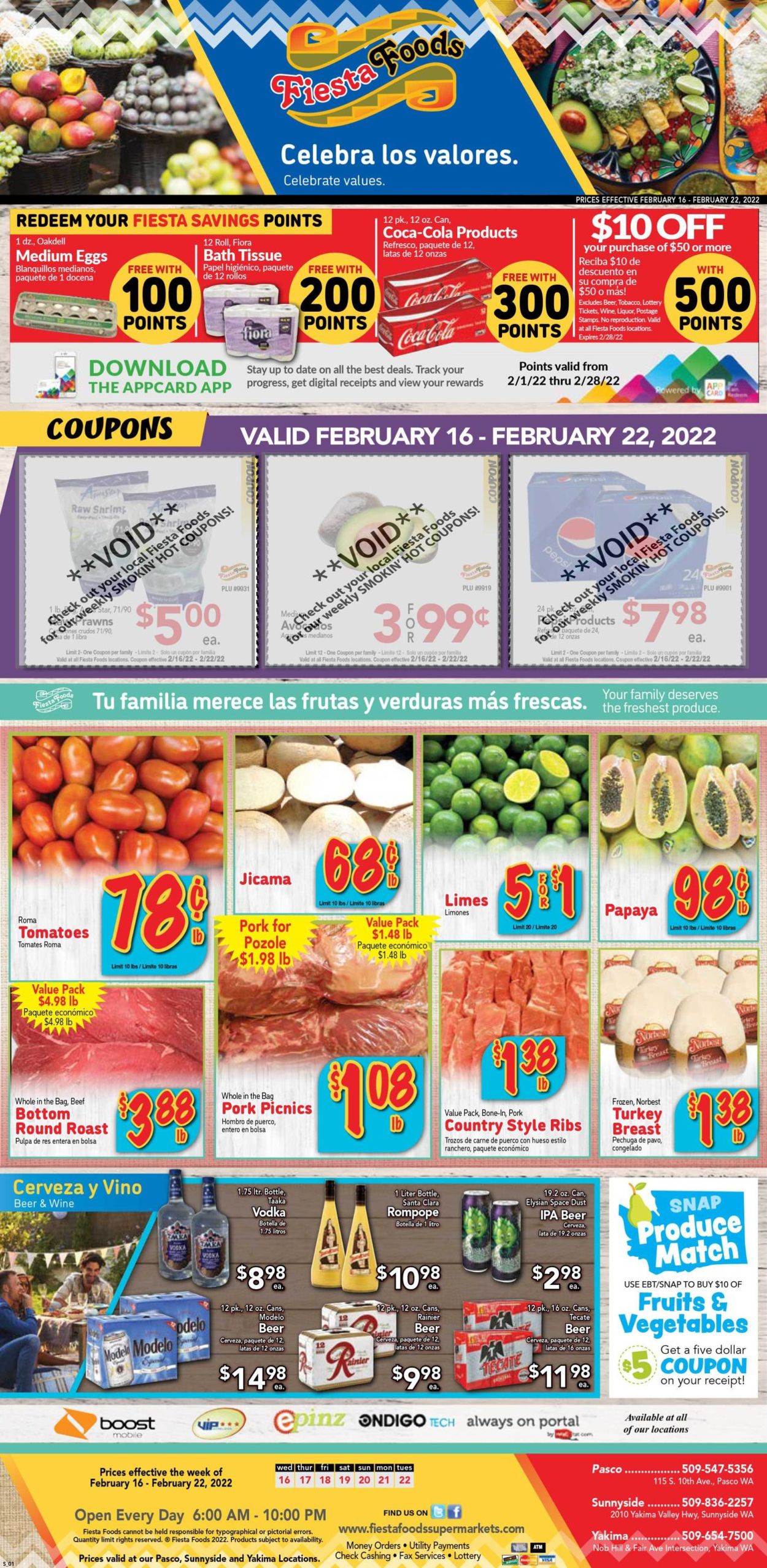 Catalogue Fiesta Foods SuperMarkets from 02/16/2022