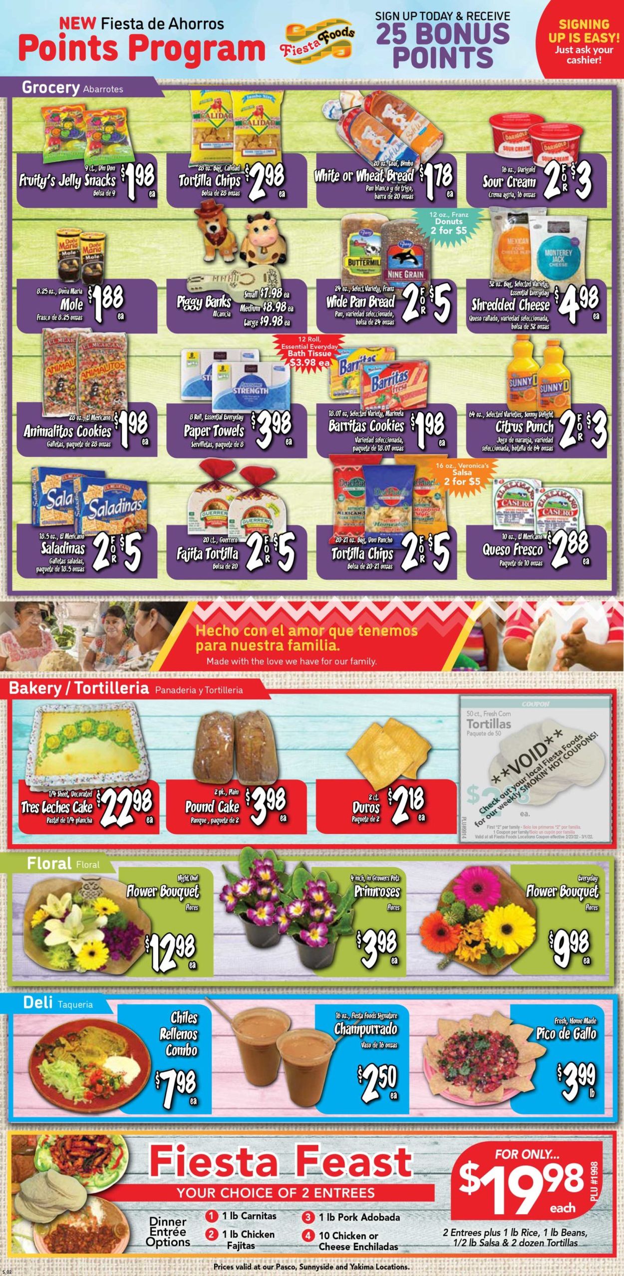 Catalogue Fiesta Foods SuperMarkets from 02/23/2022