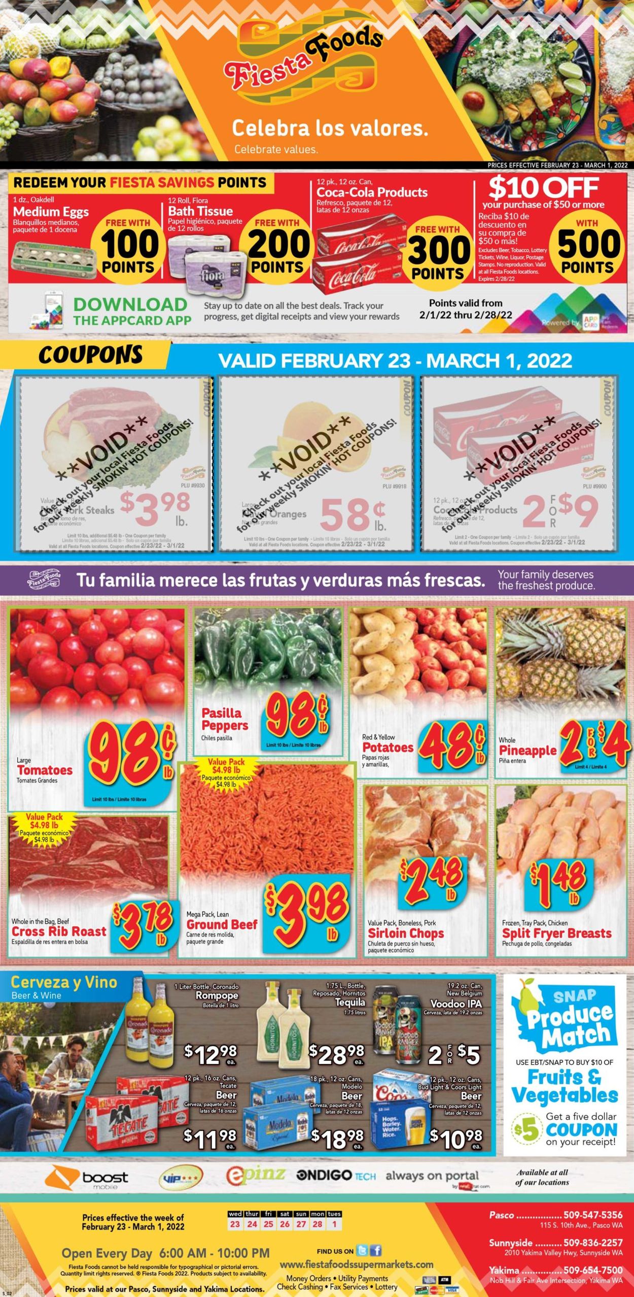 Catalogue Fiesta Foods SuperMarkets from 02/23/2022