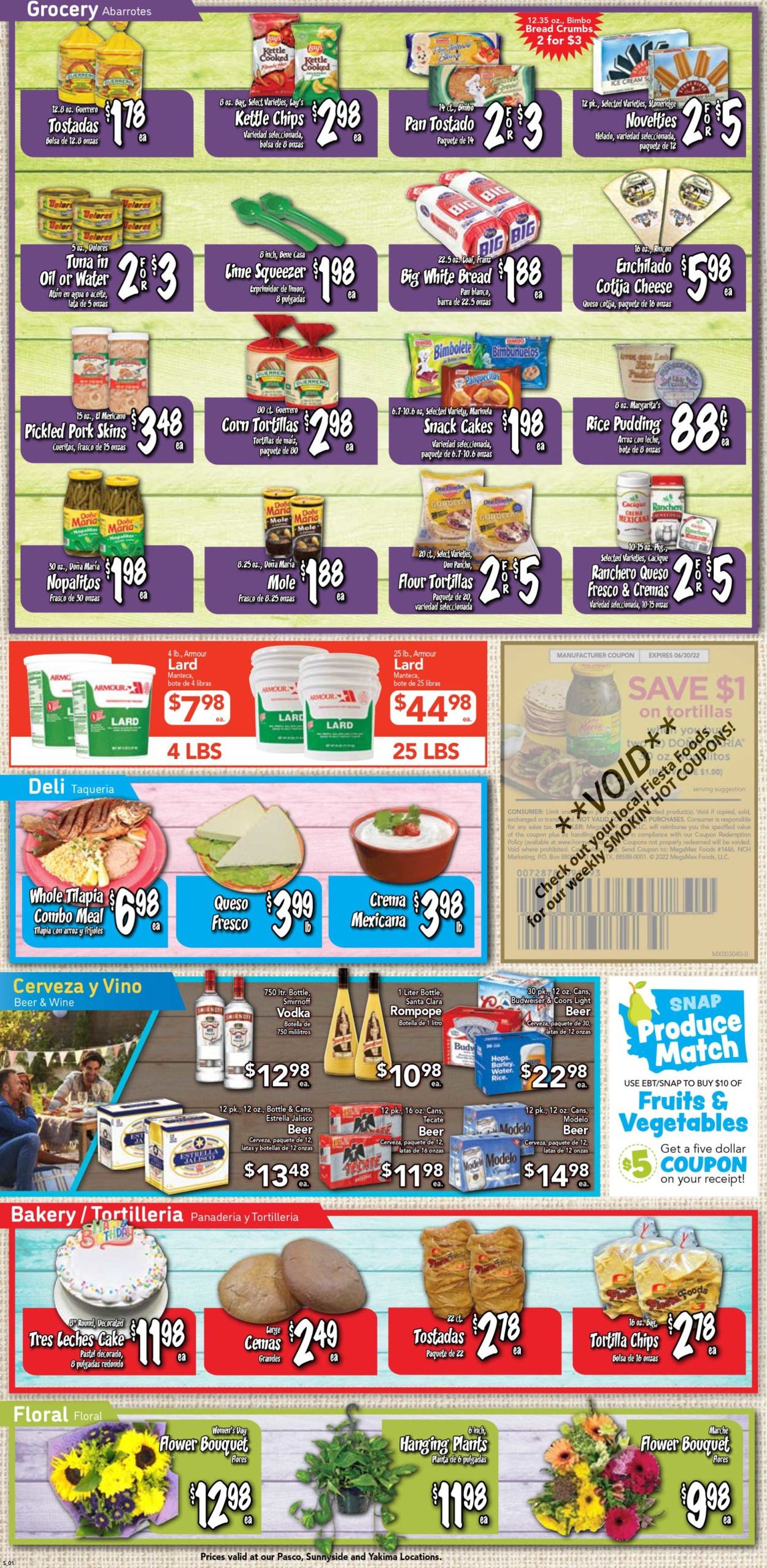 Catalogue Fiesta Foods SuperMarkets from 03/02/2022