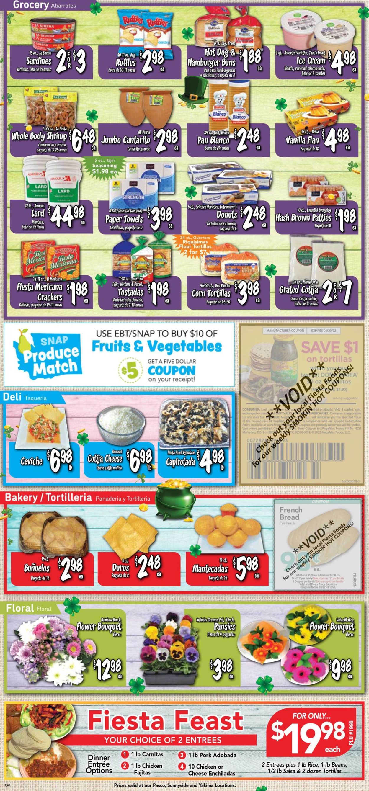 Catalogue Fiesta Foods SuperMarkets from 03/09/2022