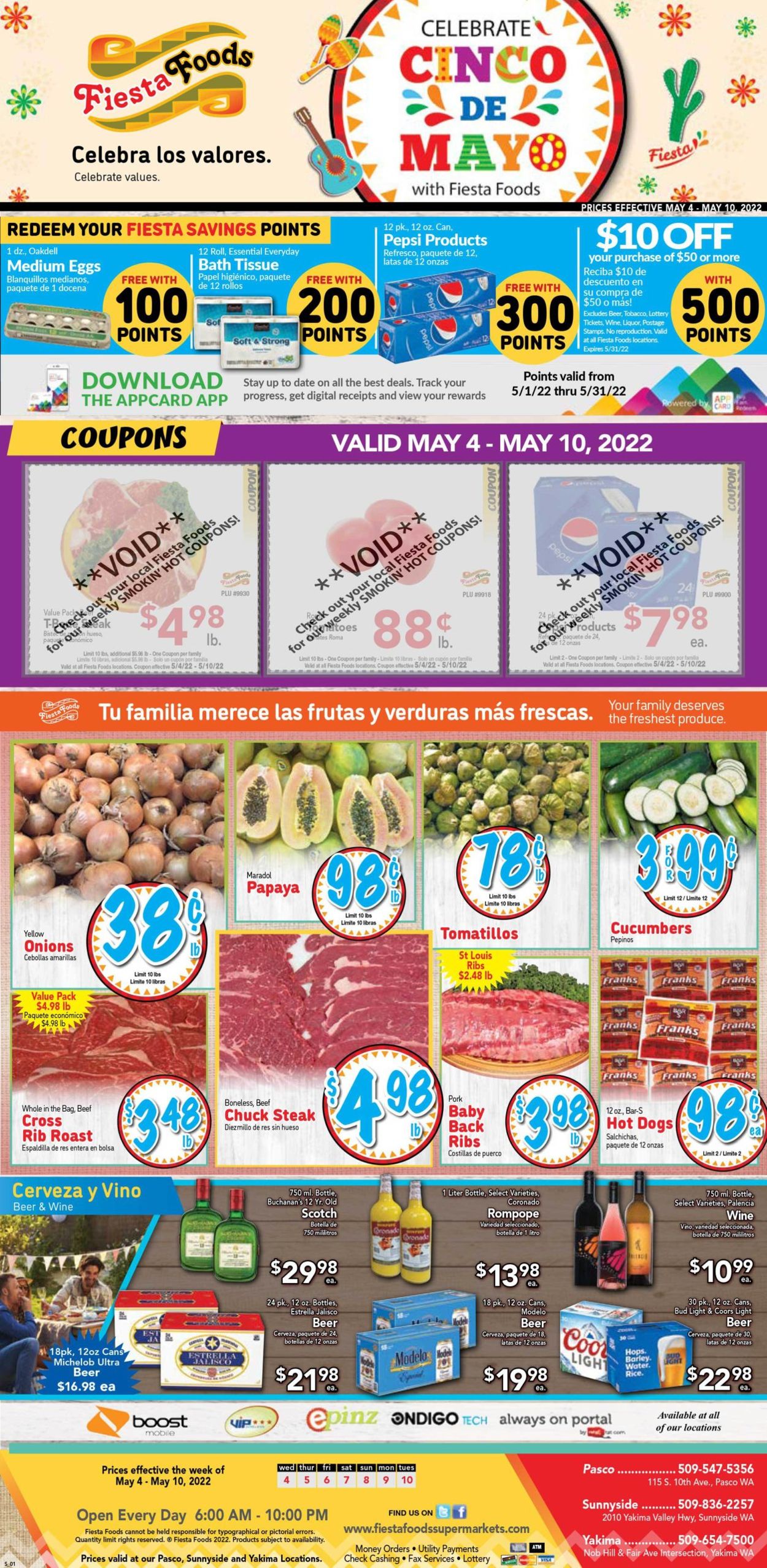 Catalogue Fiesta Foods SuperMarkets from 05/04/2022