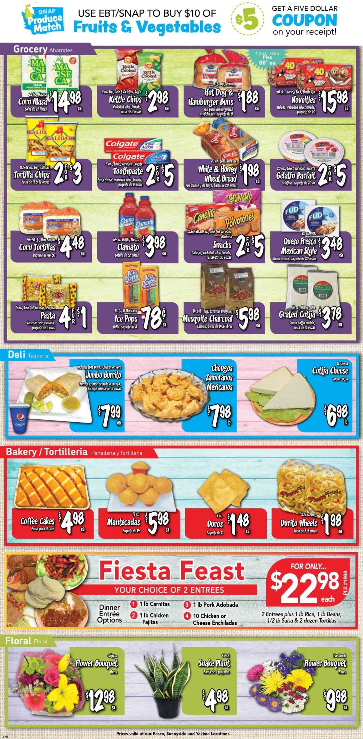 Catalogue Fiesta Foods SuperMarkets from 05/11/2022