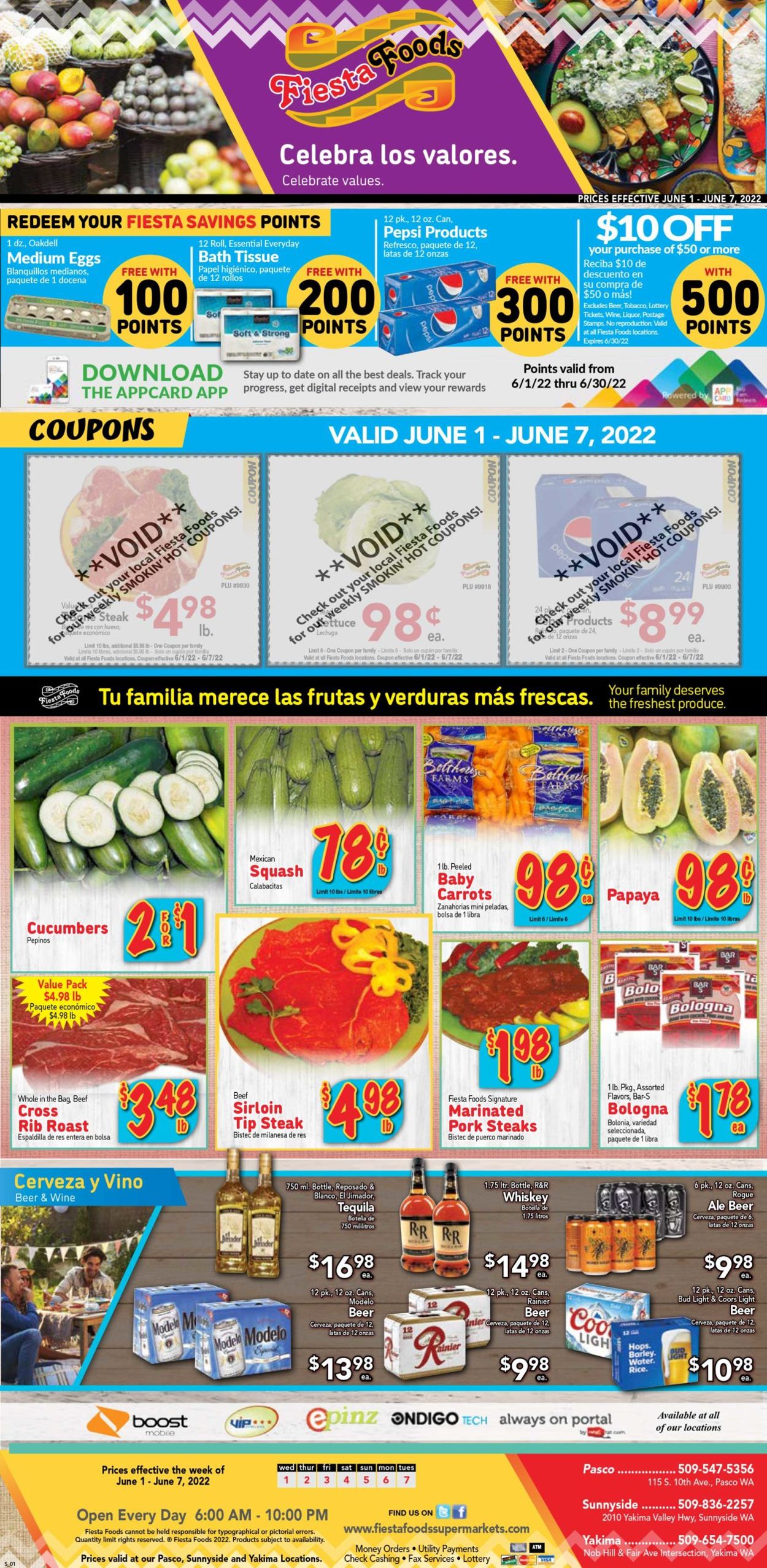 Catalogue Fiesta Foods SuperMarkets from 06/01/2022