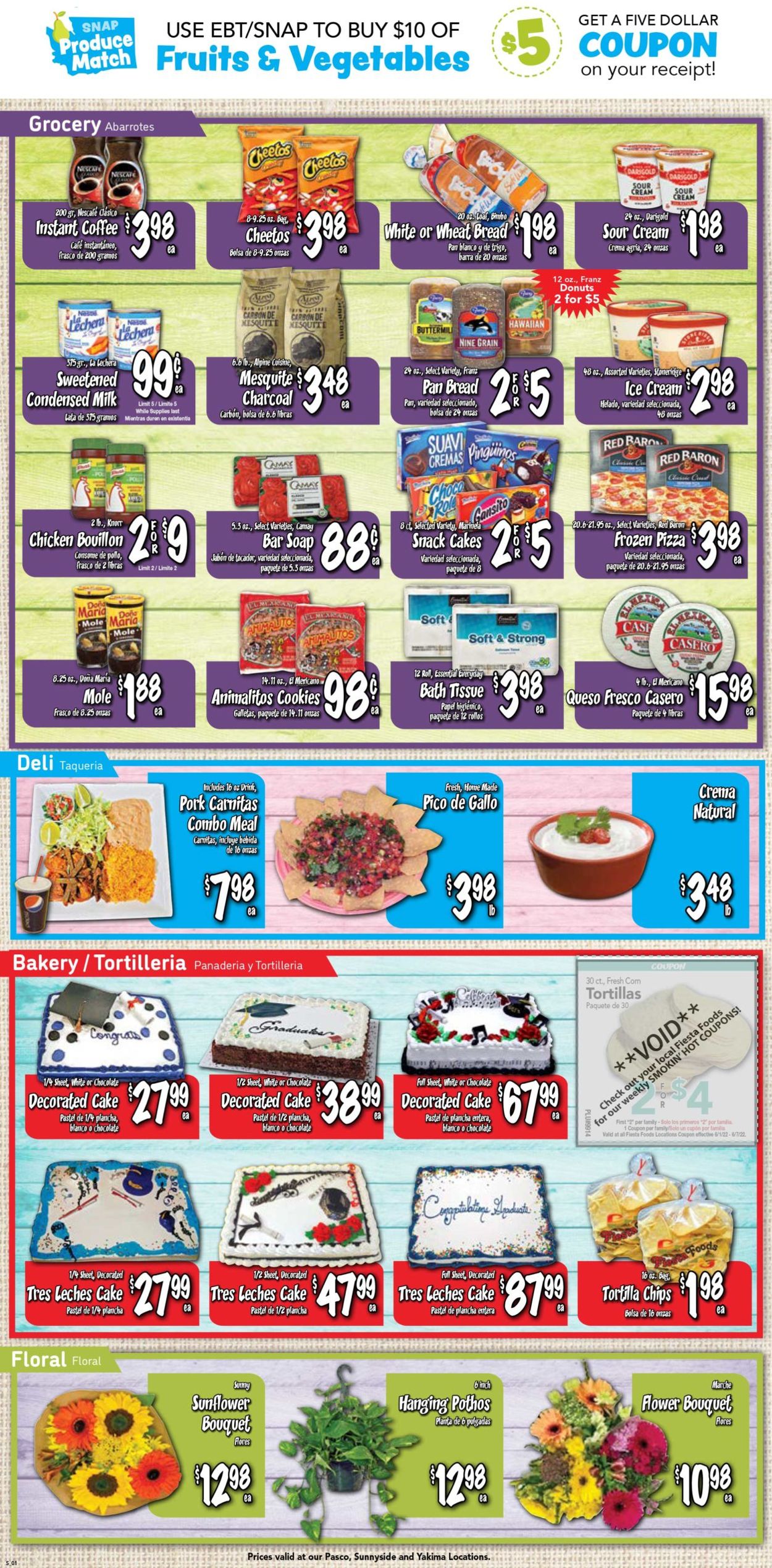 Catalogue Fiesta Foods SuperMarkets from 06/01/2022