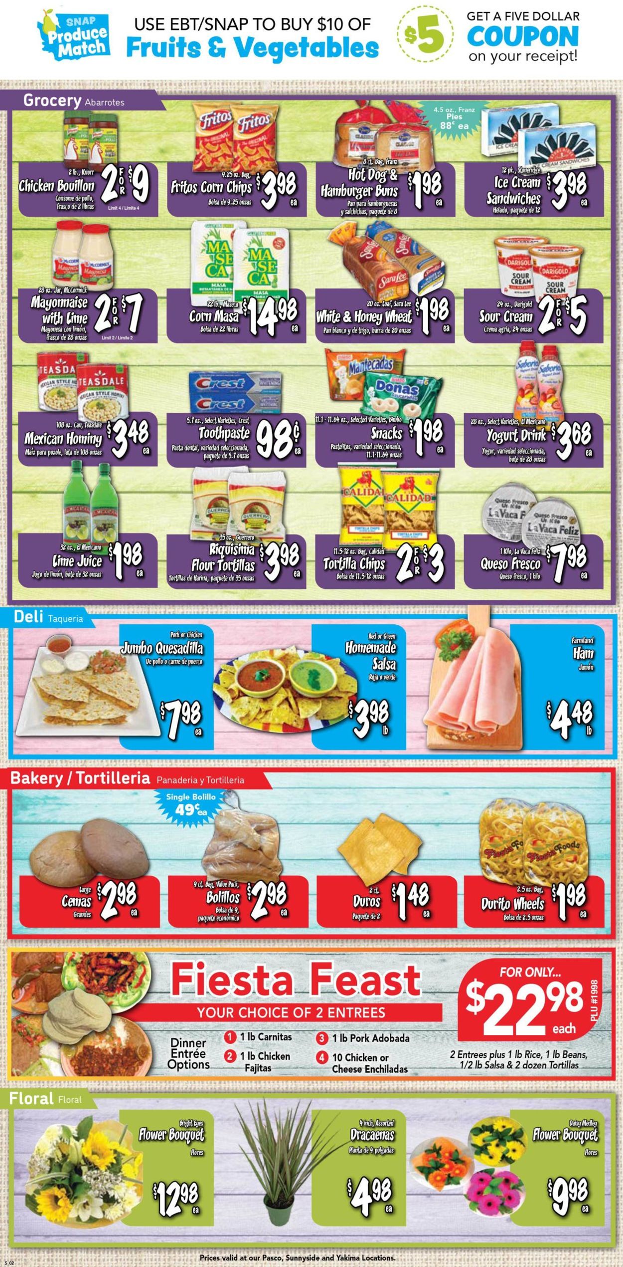 Catalogue Fiesta Foods SuperMarkets from 06/08/2022