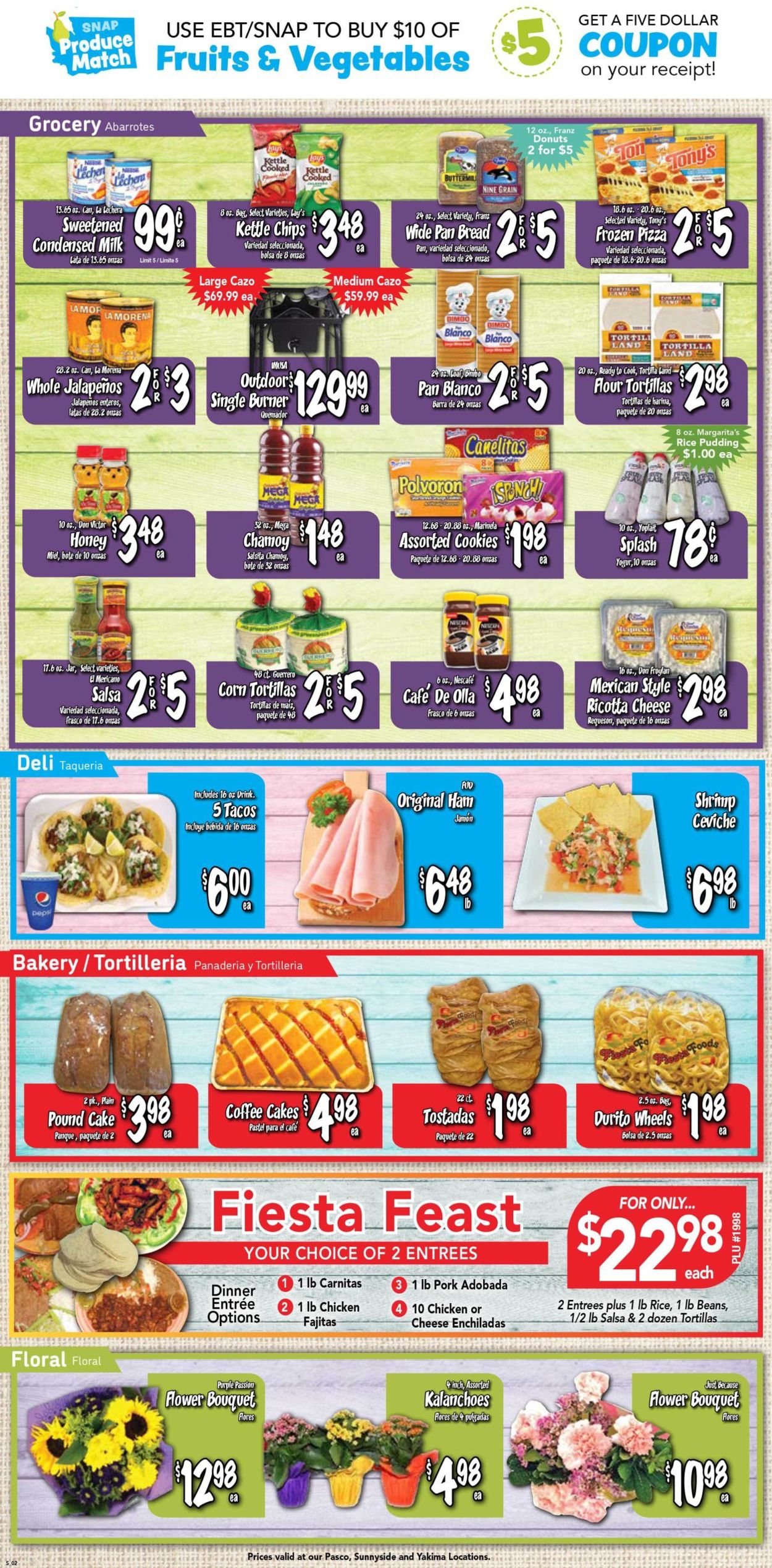 Catalogue Fiesta Foods SuperMarkets from 06/22/2022