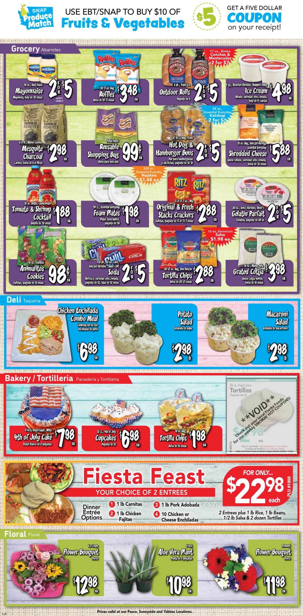 Catalogue Fiesta Foods SuperMarkets from 06/29/2022