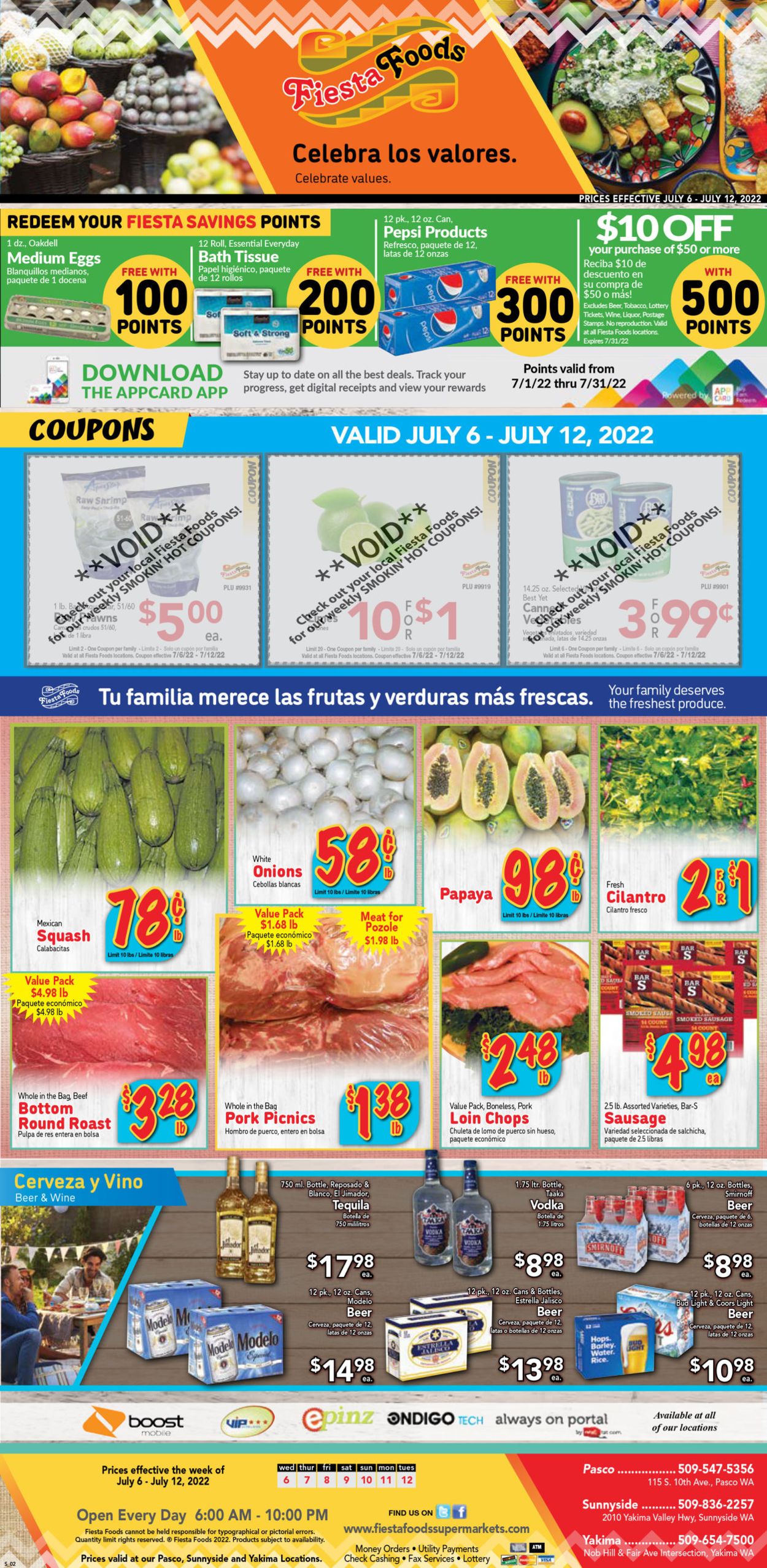 Catalogue Fiesta Foods SuperMarkets from 07/06/2022