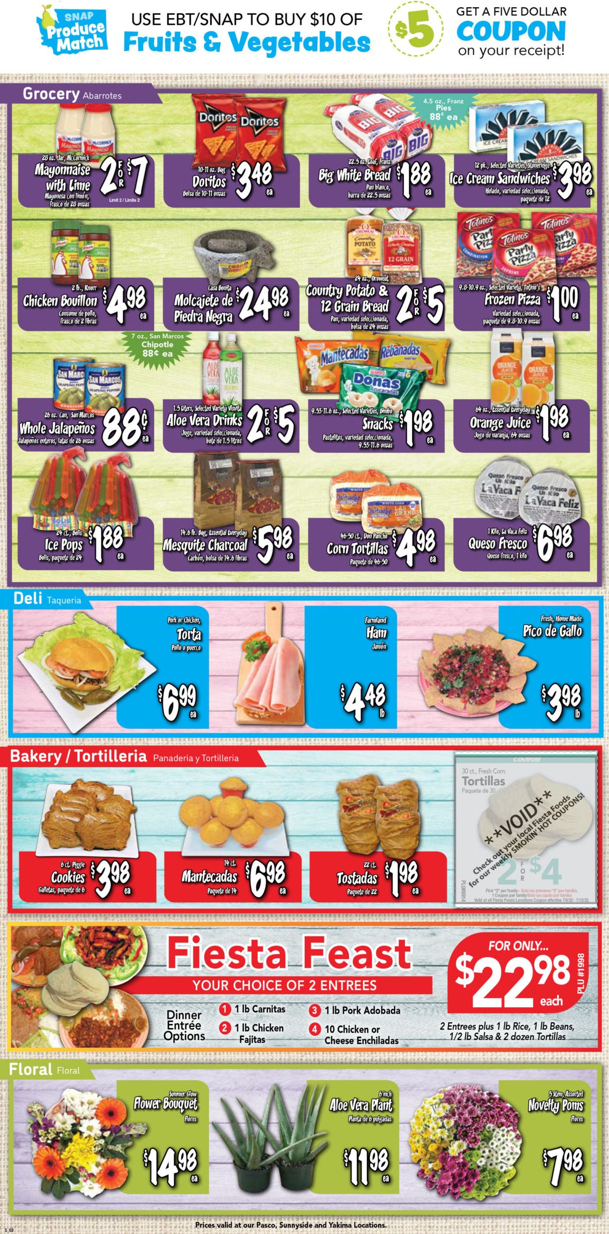Catalogue Fiesta Foods SuperMarkets from 07/06/2022