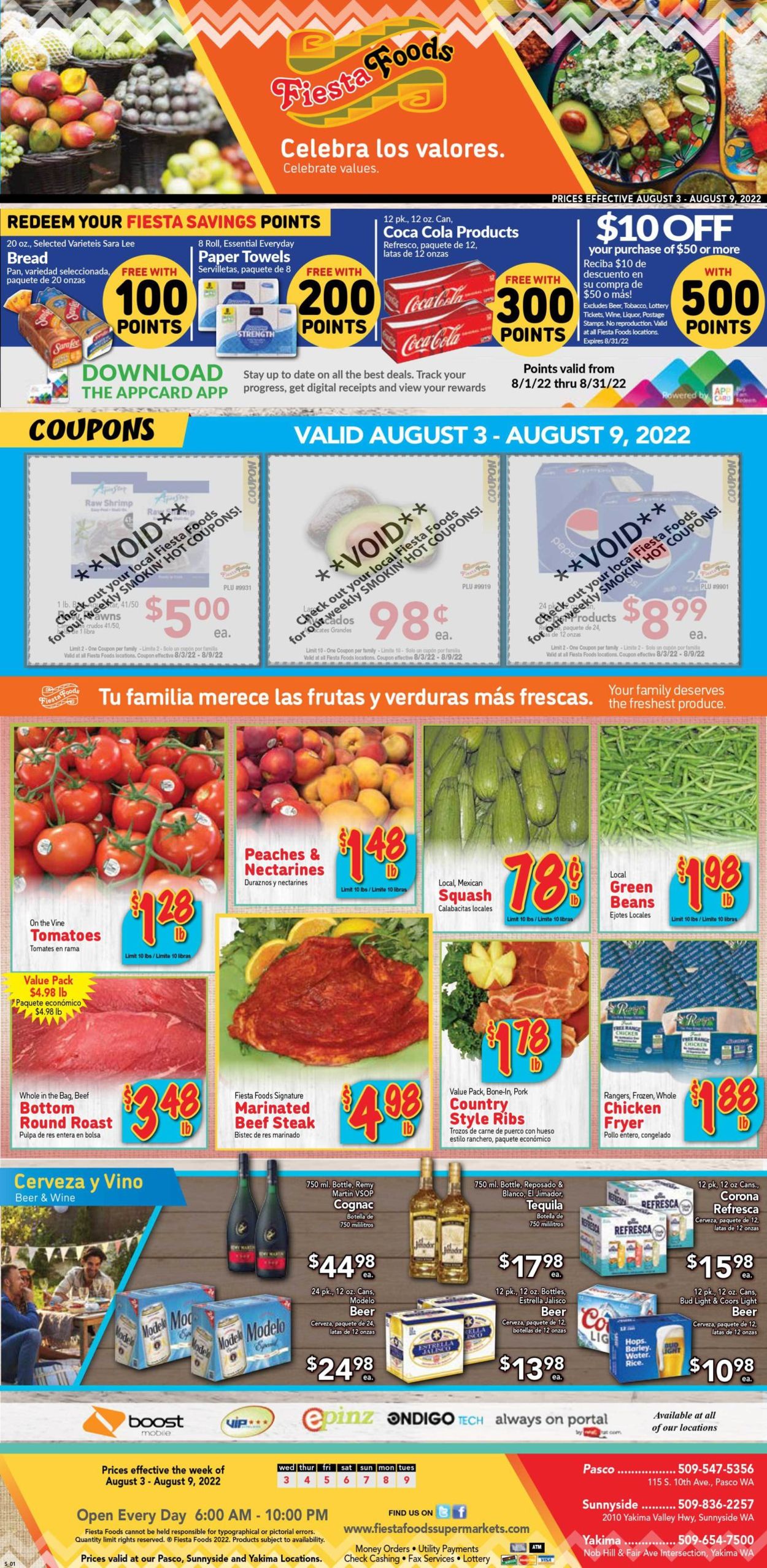 Catalogue Fiesta Foods SuperMarkets from 08/03/2022