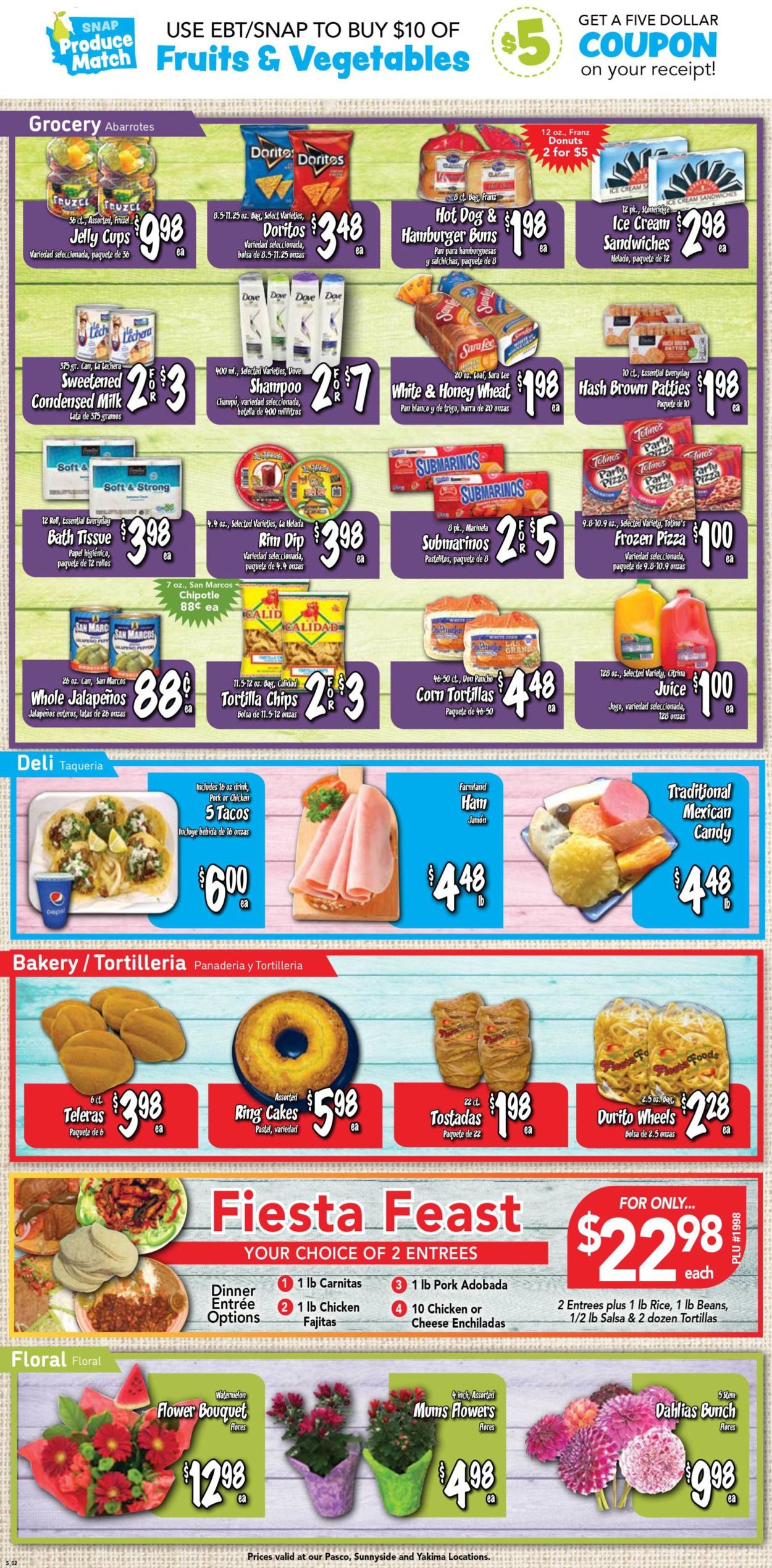 Catalogue Fiesta Foods SuperMarkets from 08/10/2022