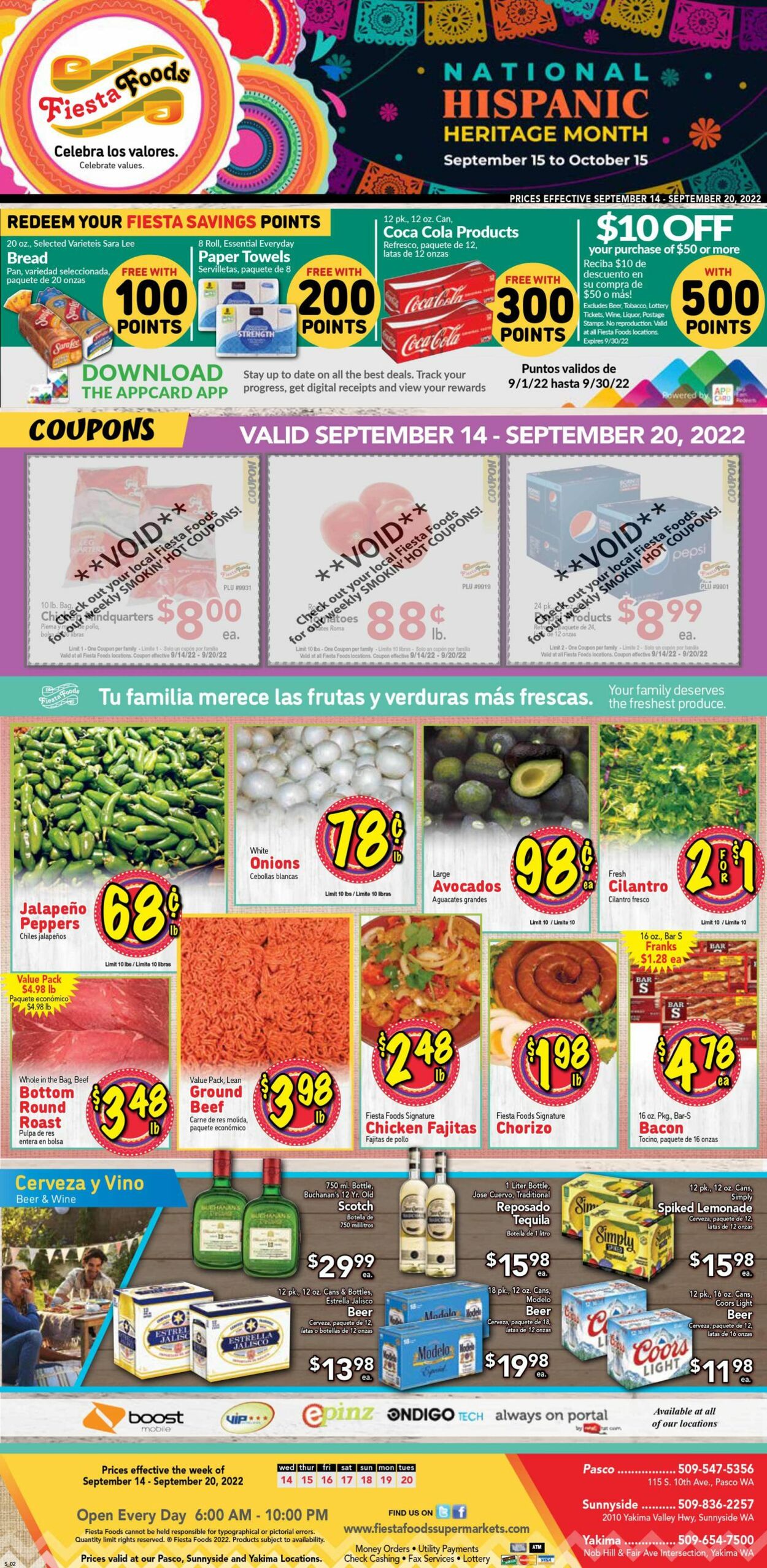 Catalogue Fiesta Foods SuperMarkets from 09/14/2022
