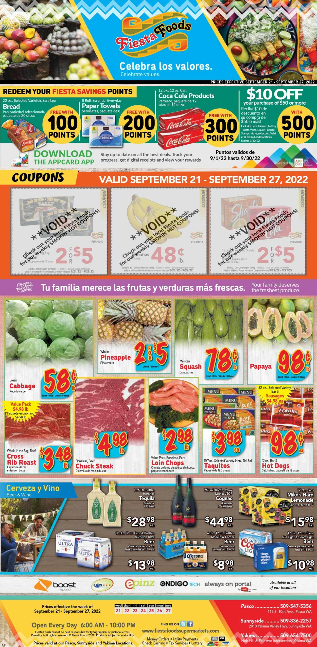 Catalogue Fiesta Foods SuperMarkets from 09/21/2022