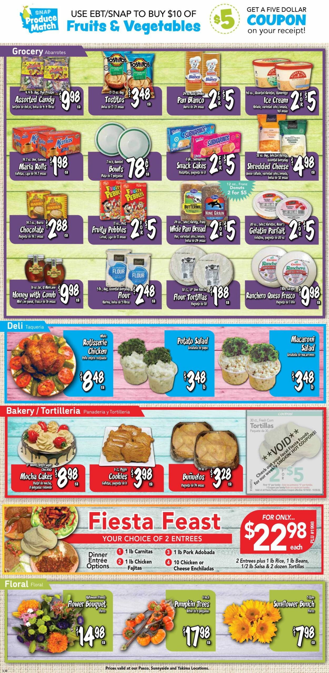 Catalogue Fiesta Foods SuperMarkets from 10/19/2022