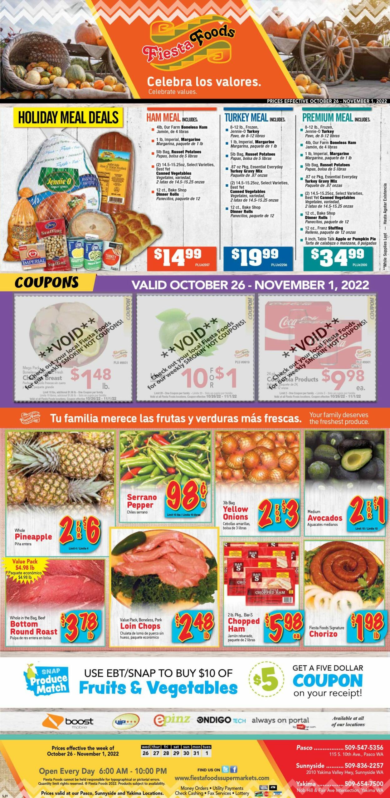 Catalogue Fiesta Foods SuperMarkets from 10/26/2022