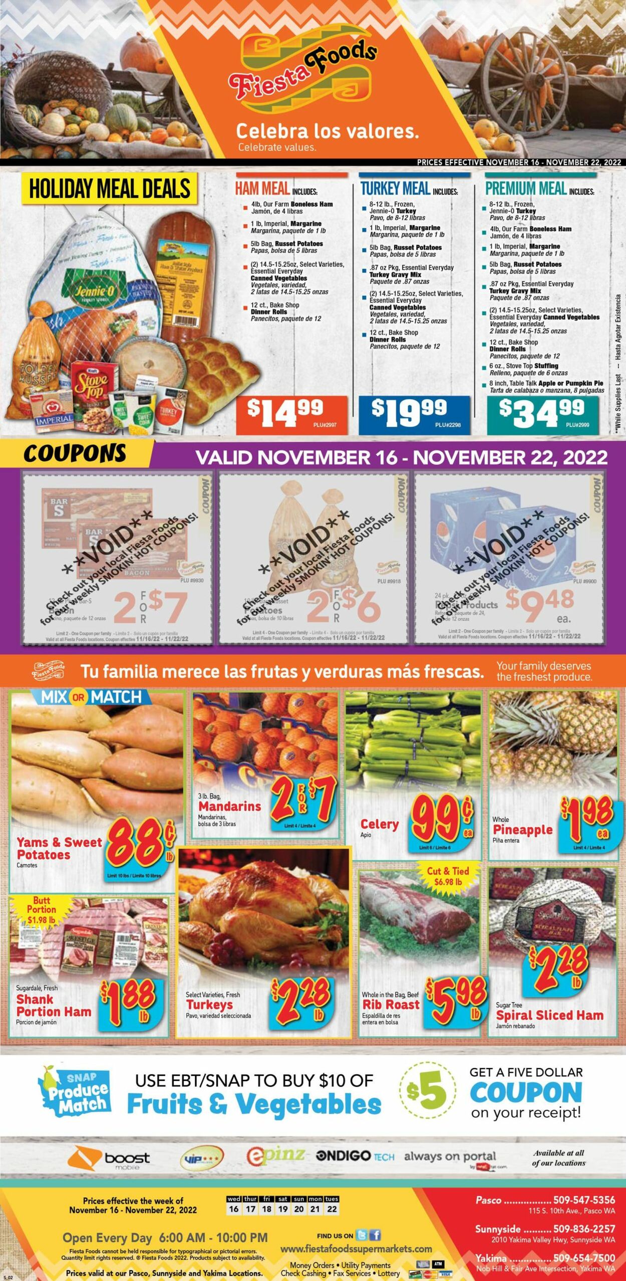 Catalogue Fiesta Foods SuperMarkets from 11/16/2022