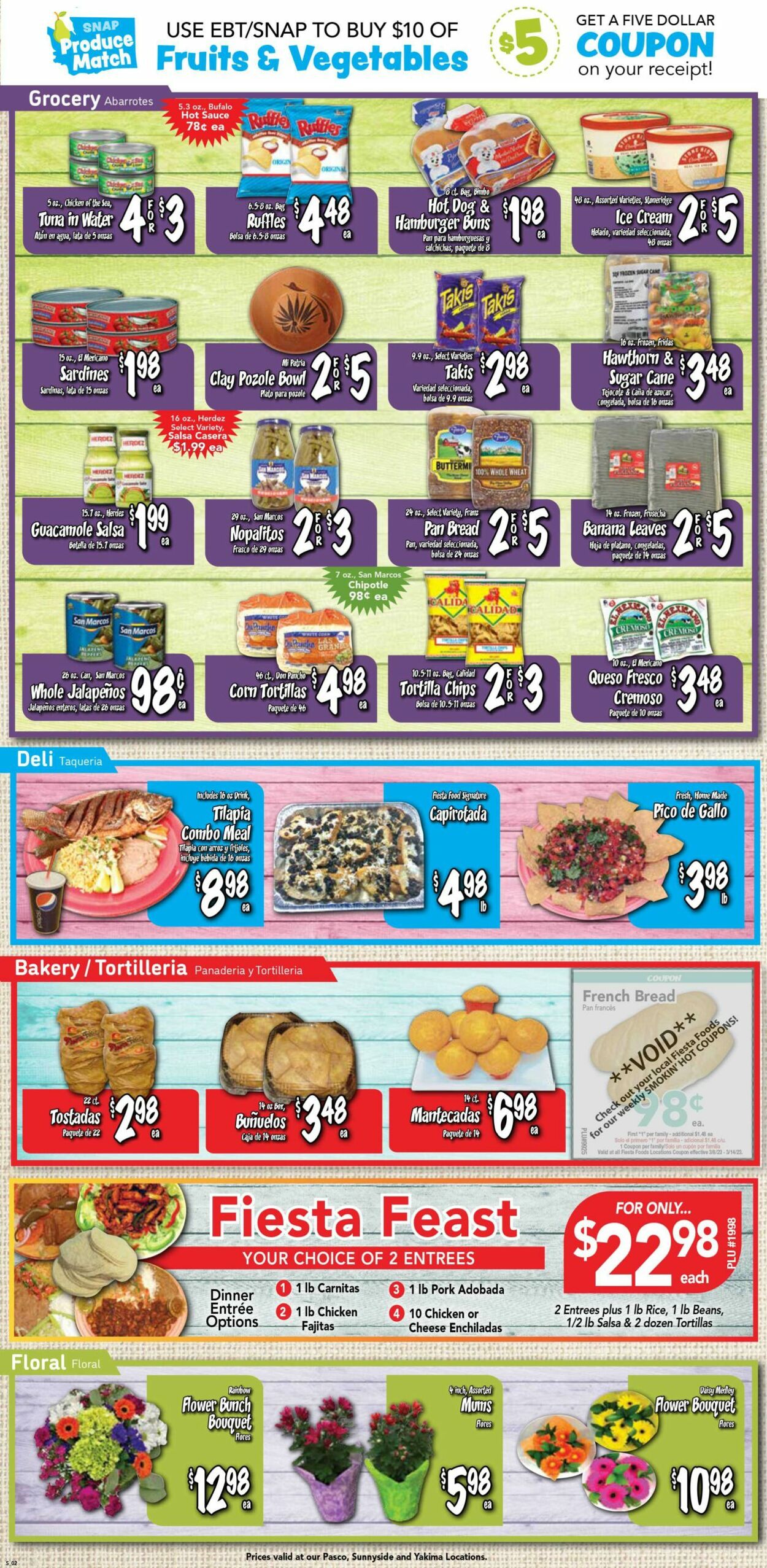 Catalogue Fiesta Foods SuperMarkets from 03/08/2023